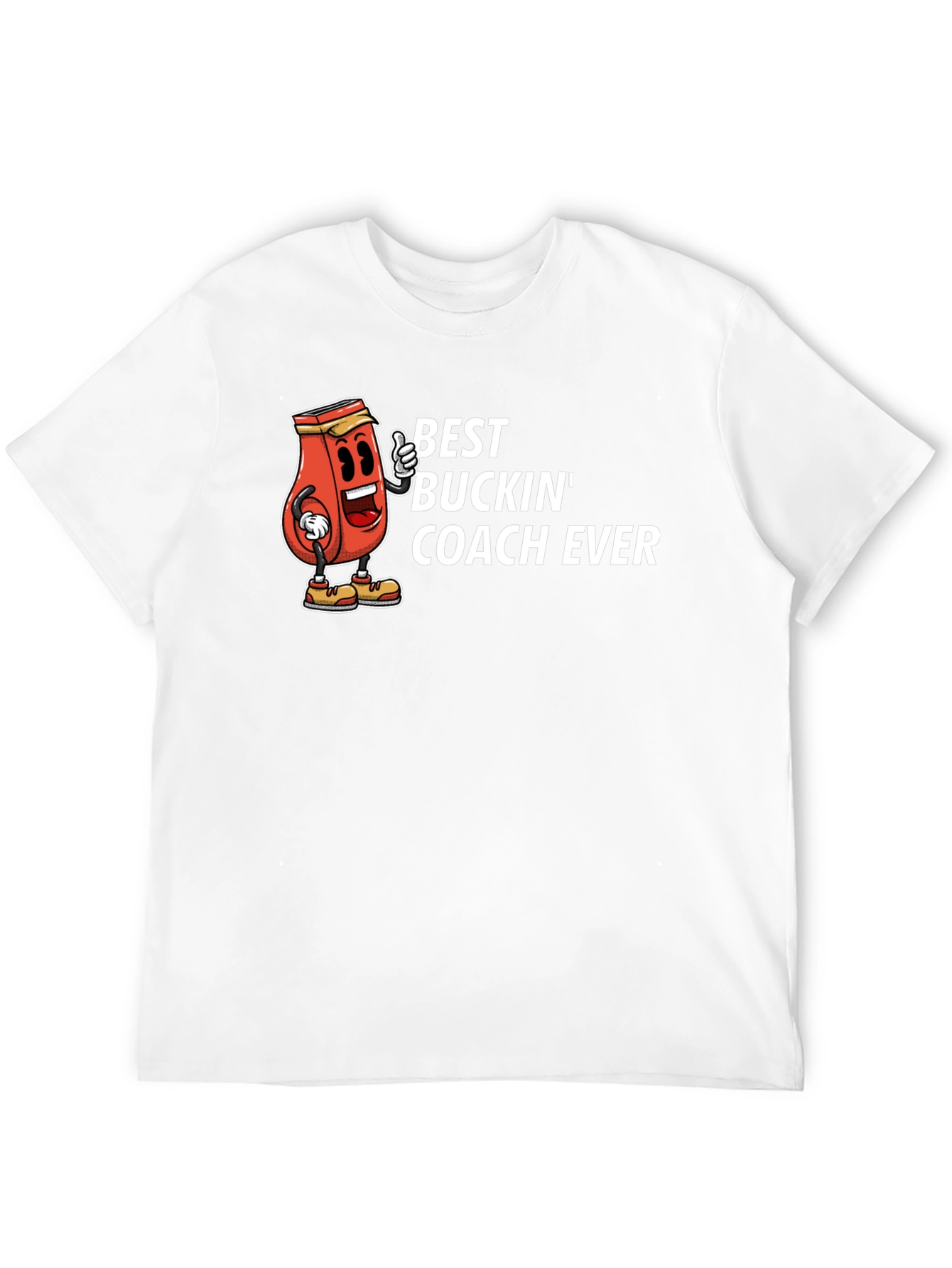 Black Best Buckin' Coach Ever T-Shirt view 12