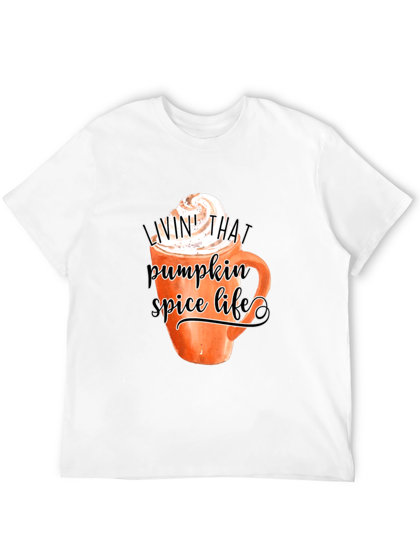 Black Pumpkin Spice Life T-Shirt view 12