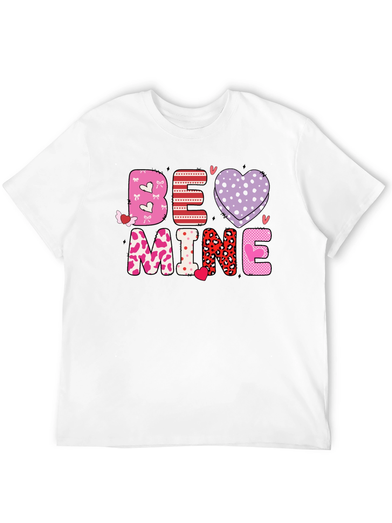 Black Be Mine Valentine's Graphic Tee view 12