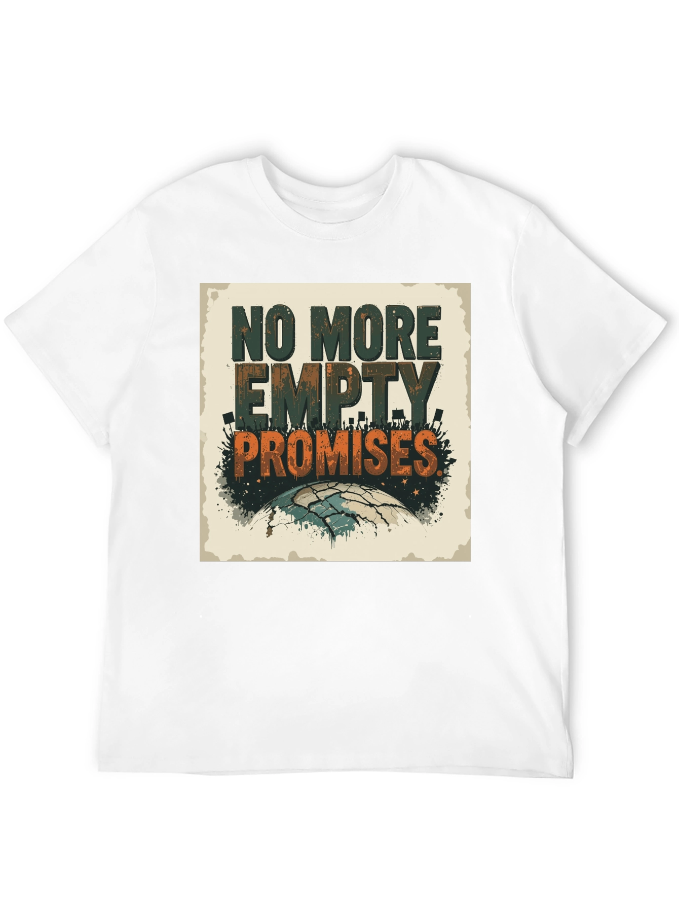 Black No More Empty Promises Graphic Tee view 12
