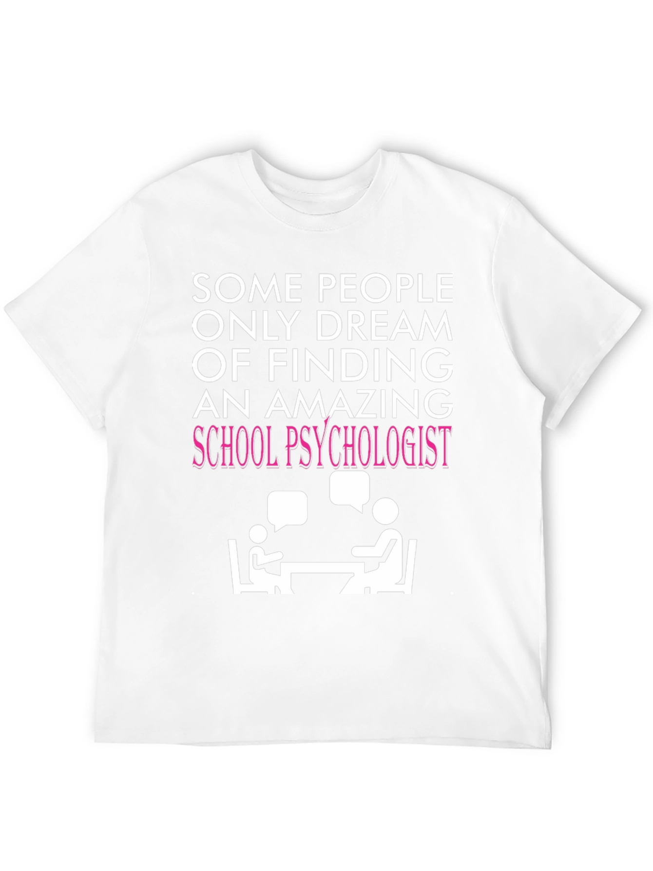 Black Amazing School Psychologist T-Shirt - Therapy Design view 12