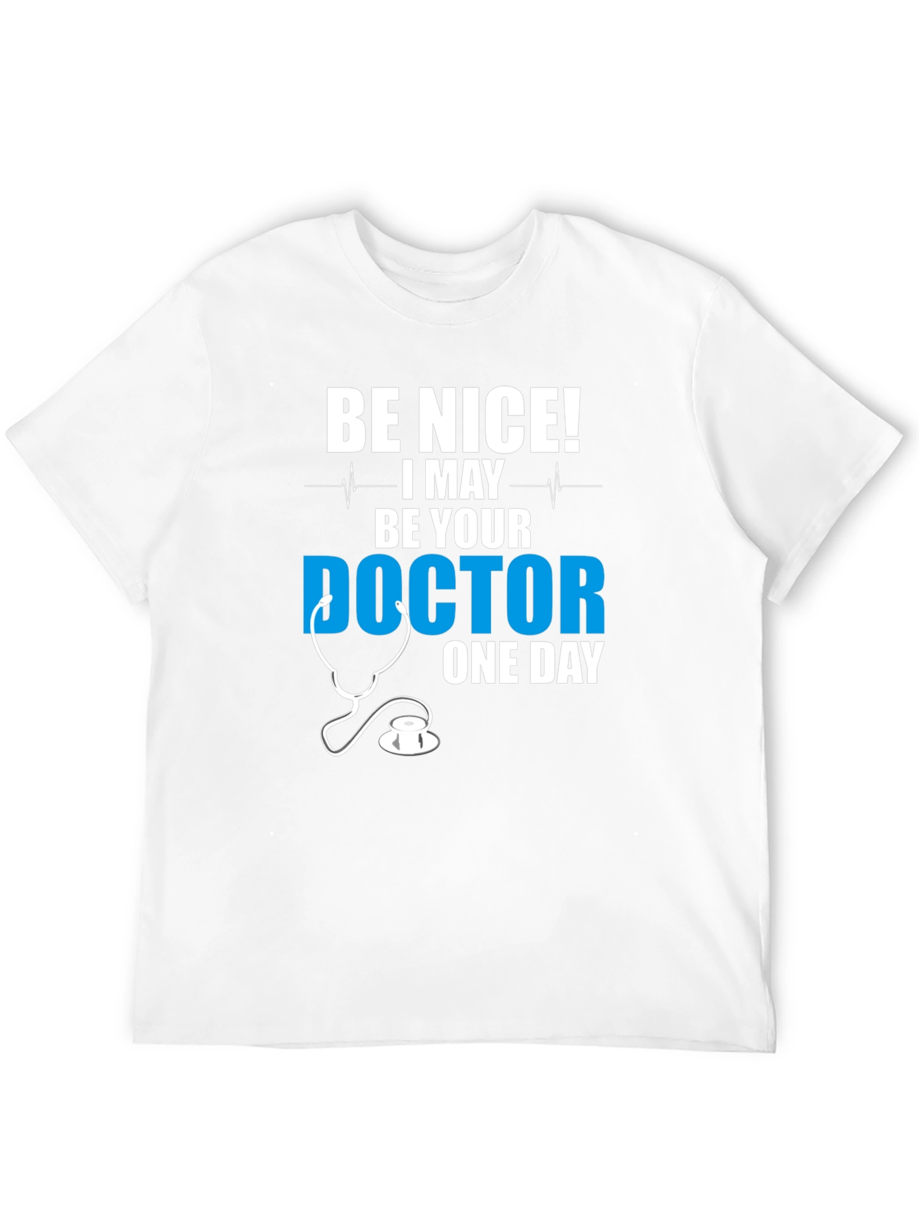 Black Be Nice Doctor T-Shirt view 12