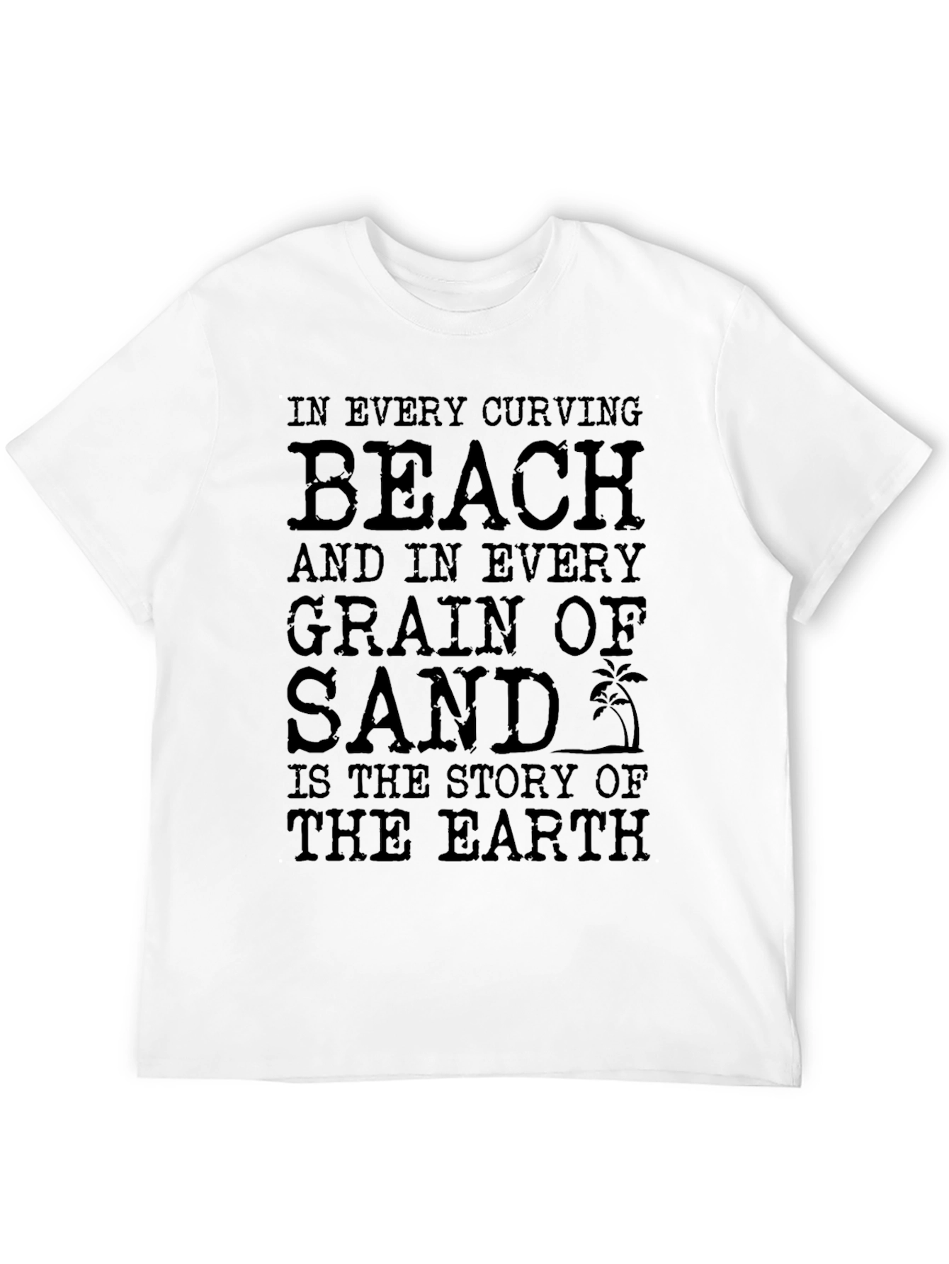Black Beach Story Graphic Tee view 12