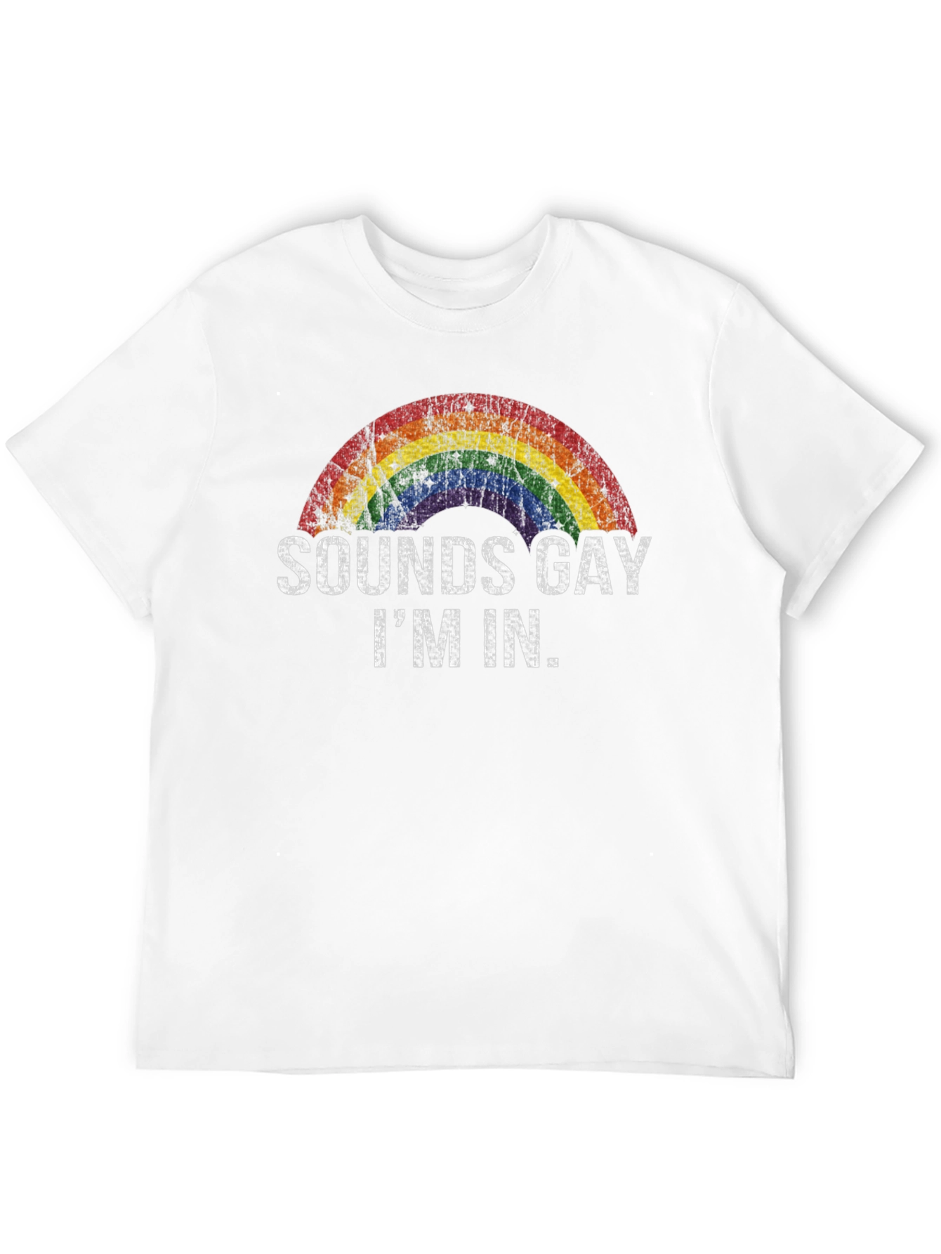Black Sounds Gay I'm In - Rainbow Pride T-Shirt view 12