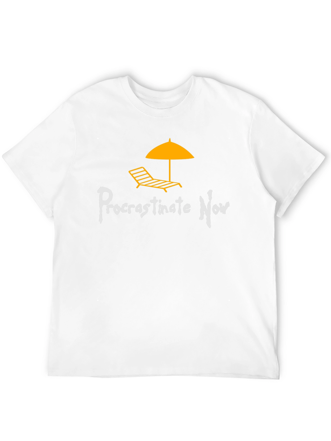 Black Procrastinate Now Graphic T-Shirt view 12