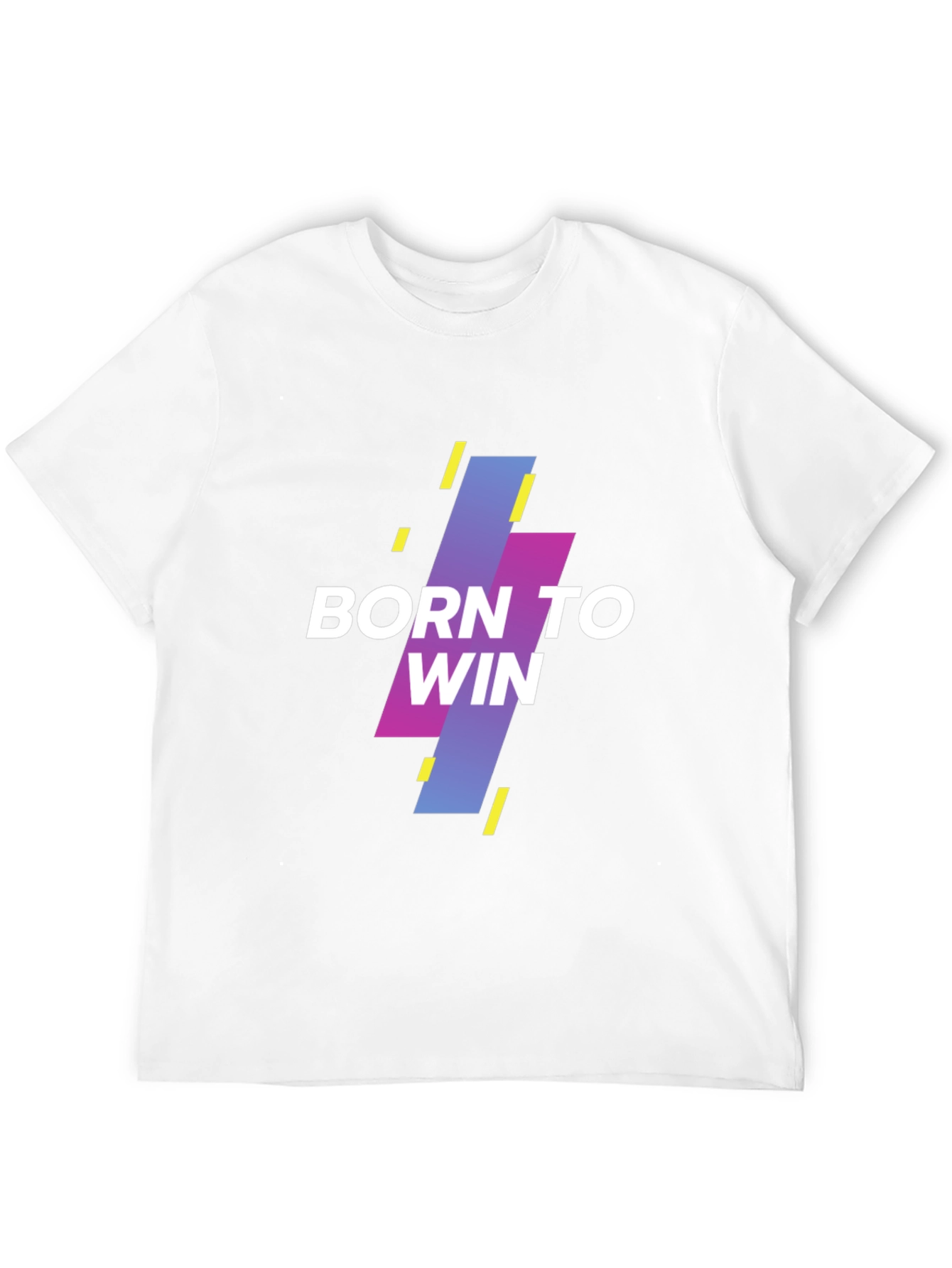 Black Born to Win Graphic Tee - Stylish Black T-Shirt view 12