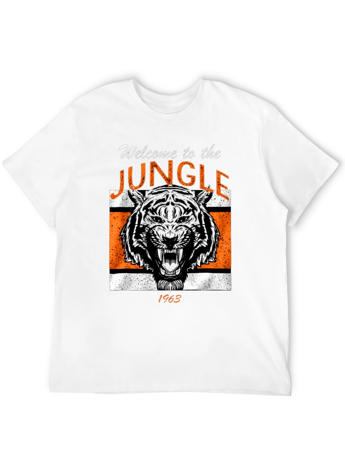 Black Welcome to the Jungle 1963 Tiger Graphic Tee view 12