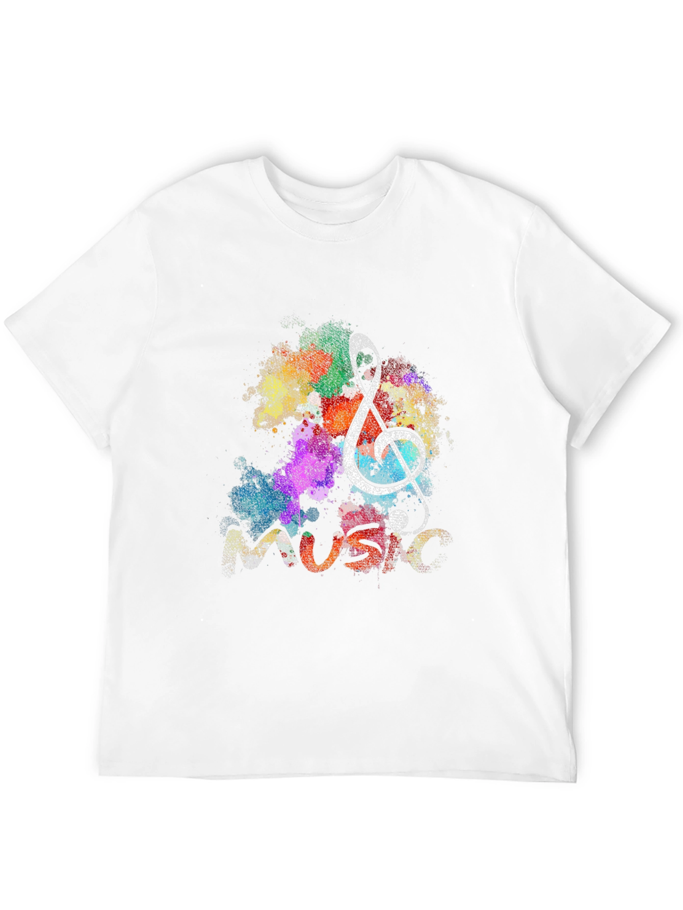 Black Music Note Graphic Black T-Shirt view 12
