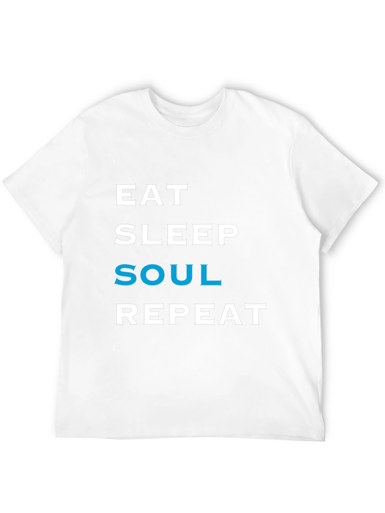 Black Eat Sleep Soul Repeat T-Shirt - Black Casual Tee view 12