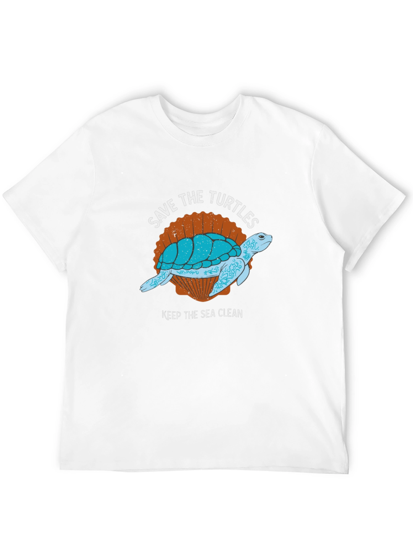 Black Save the Turtles Graphic Tee - Keep the Sea Clean view 12