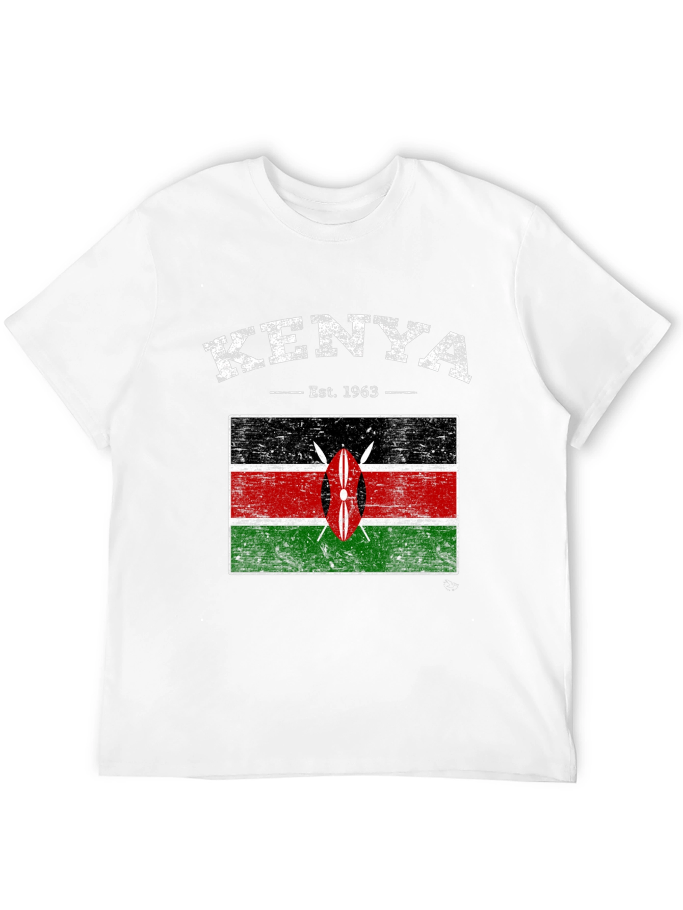 Kenya Flag Graphic T-Shirt - Est. 1963 - 12