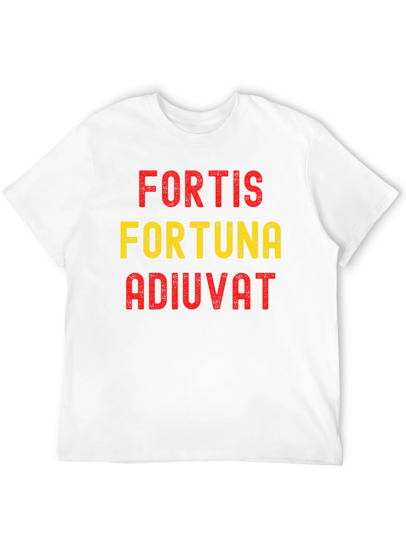 Black Fortis Fortuna Adiuvat Graphic Tee - Be Bold and Lucky! view 12