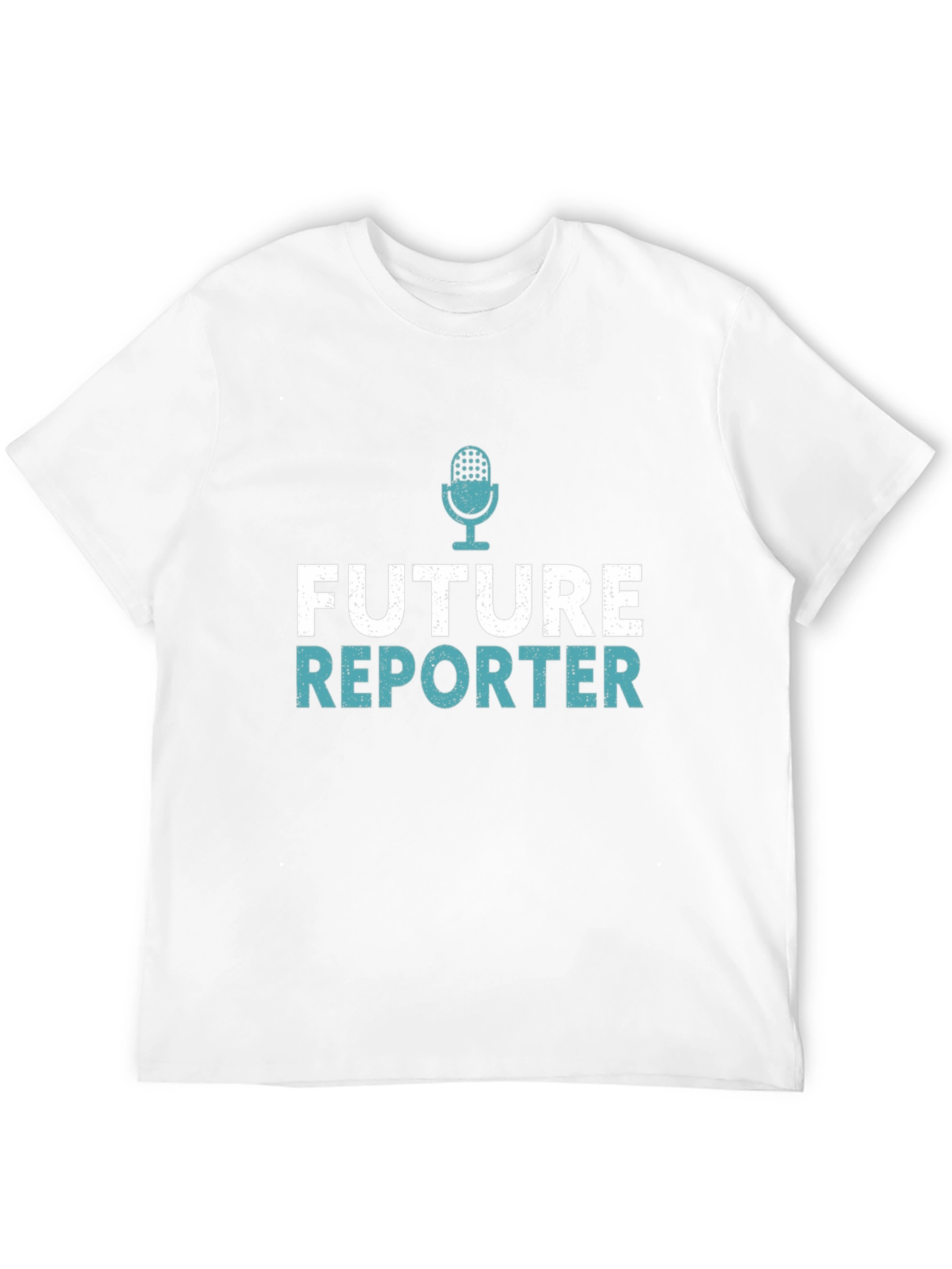 Black Future Reporter Graphic Tee - Black Cotton T-Shirt view 12
