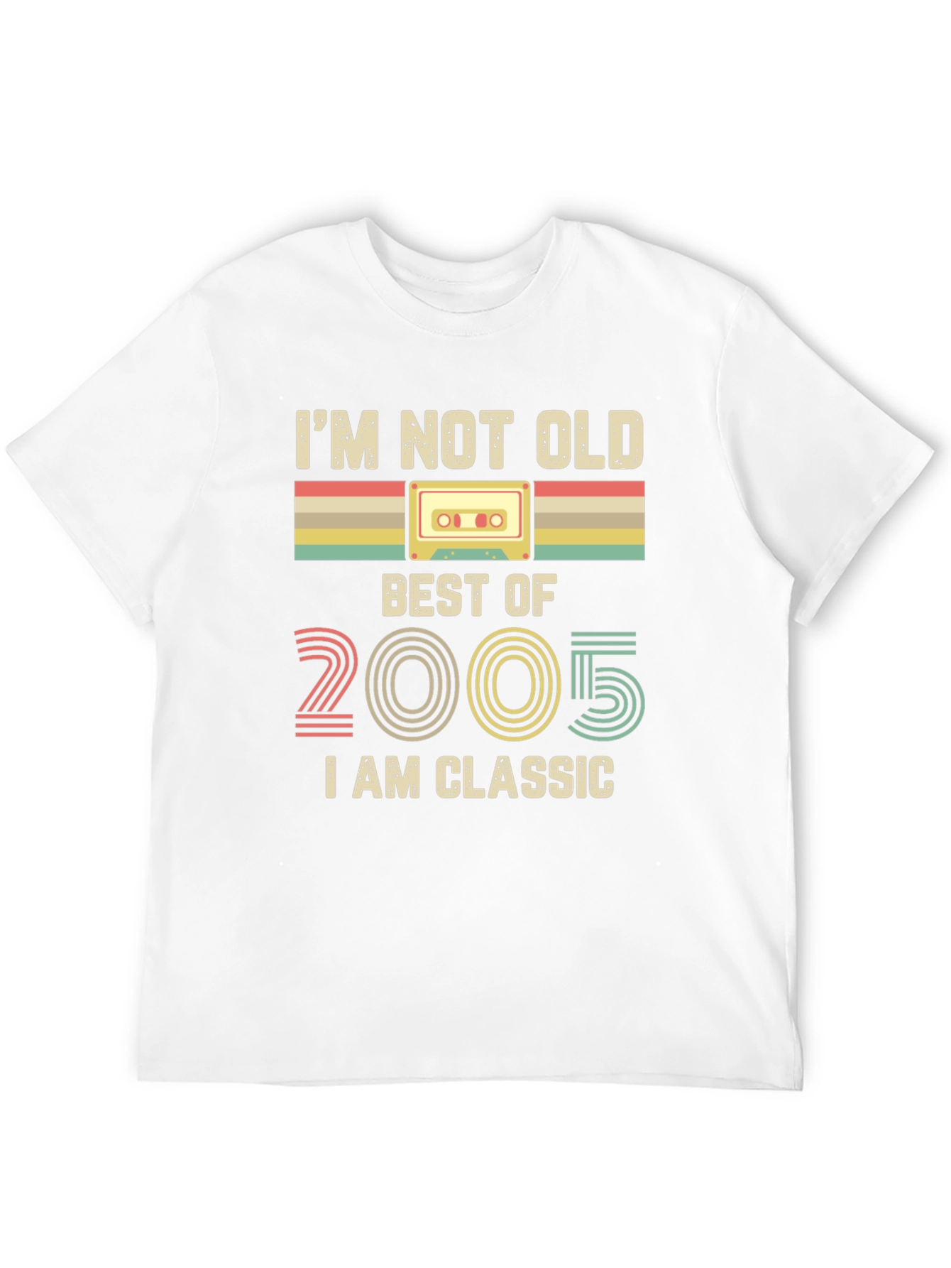 Black I'm Not Old I'm Classic 2005 Cassette Tape T-Shirt view 12