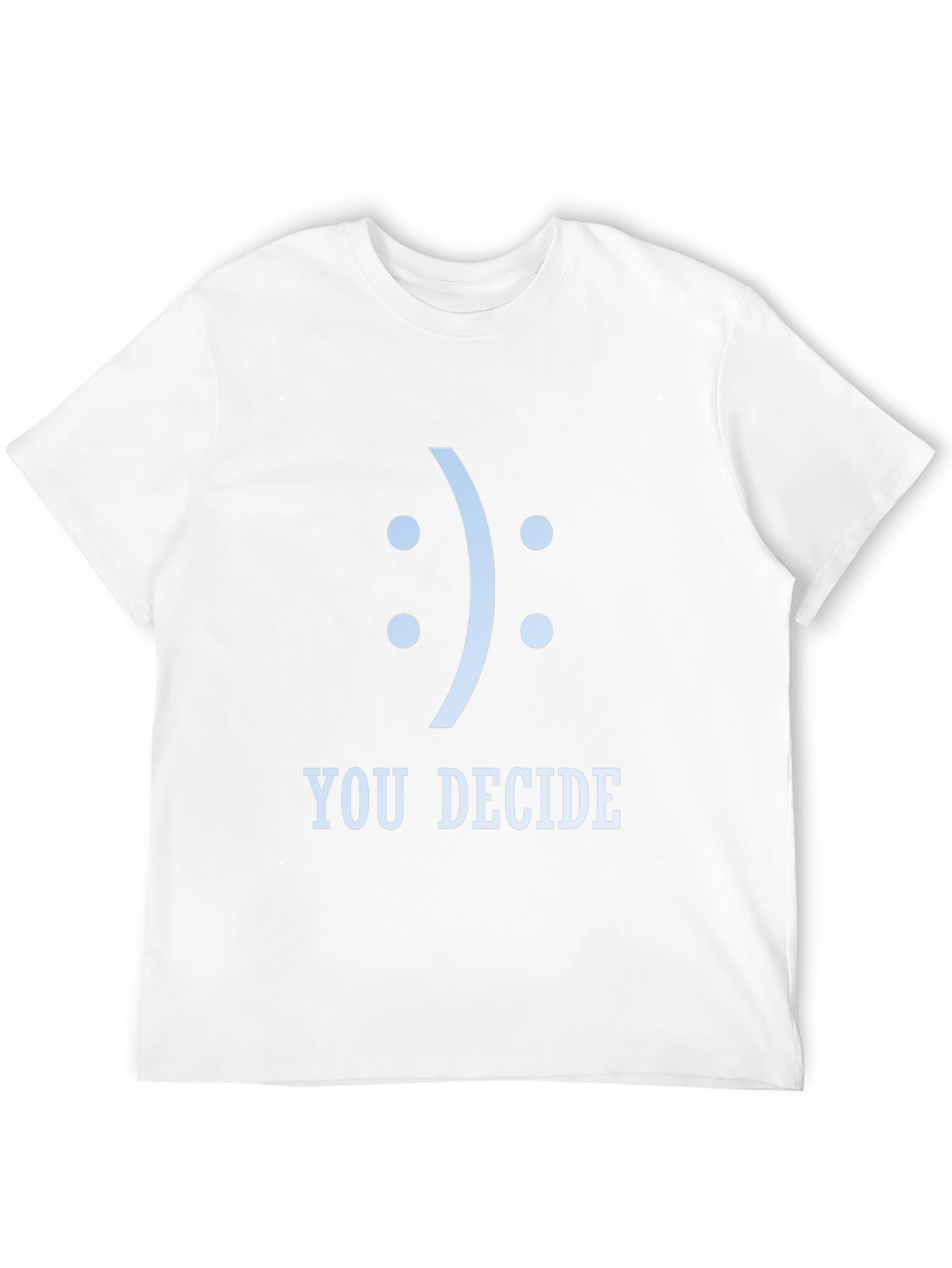Black You Decide Graphic Tee - Unisex Black T-Shirt view 12