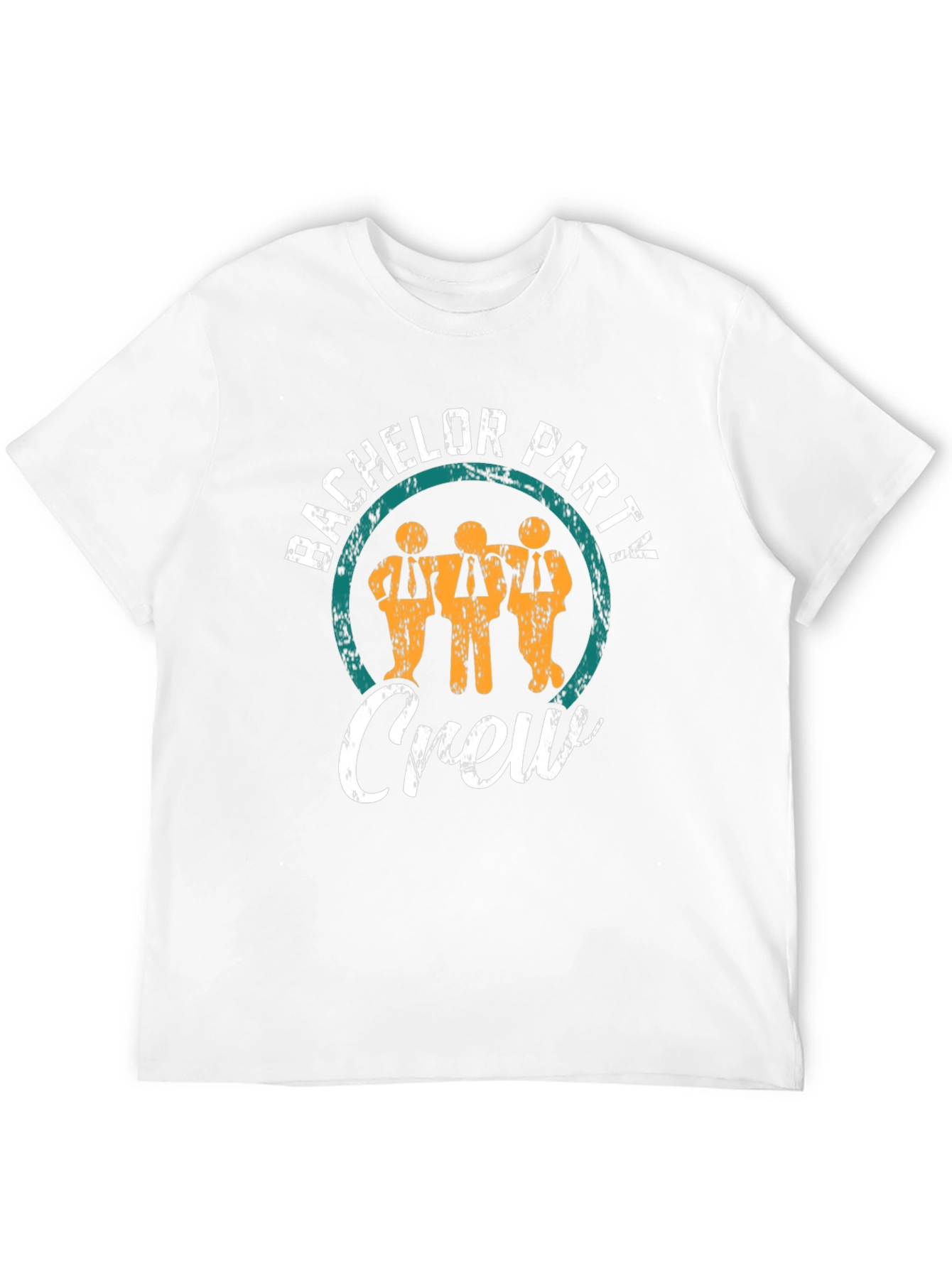 Black Bachelor Party Crew T-Shirt - Groom's Squad Tee view 12