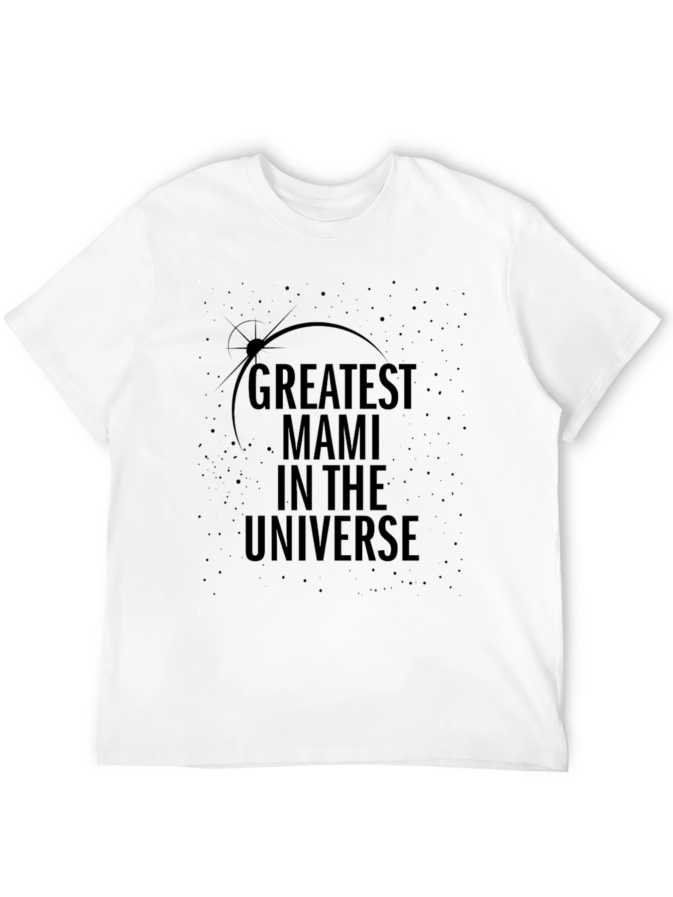 Black Greatest Mami in the Universe T-Shirt view 12