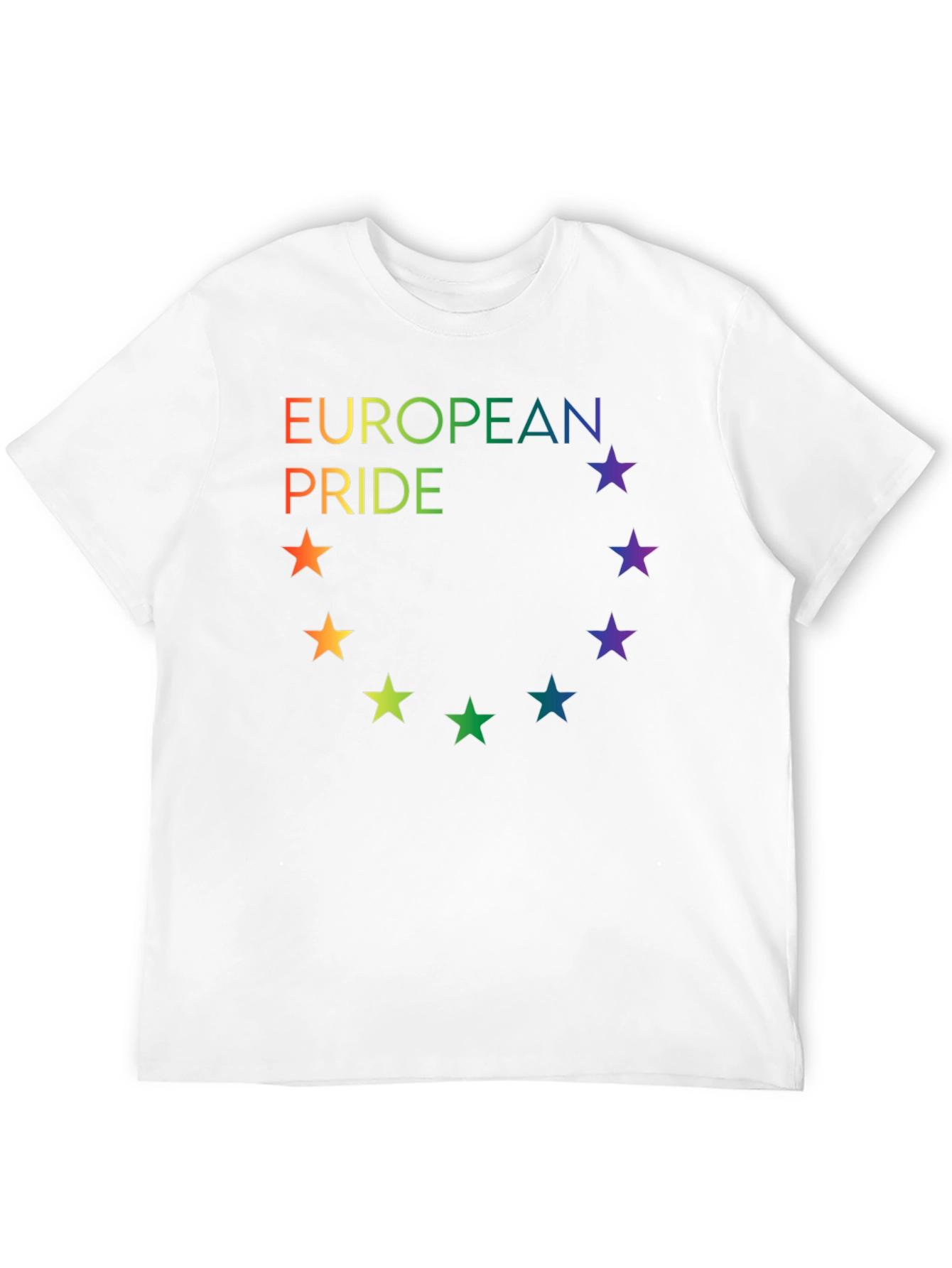 European Pride Rainbow Star T-Shirt - 12