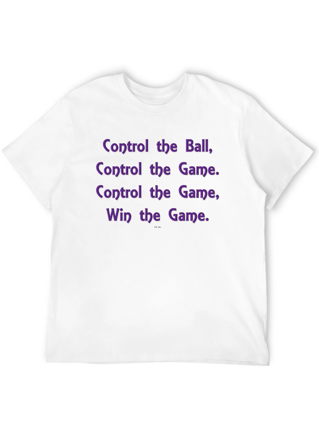 Black Control the Game T-Shirt view 12