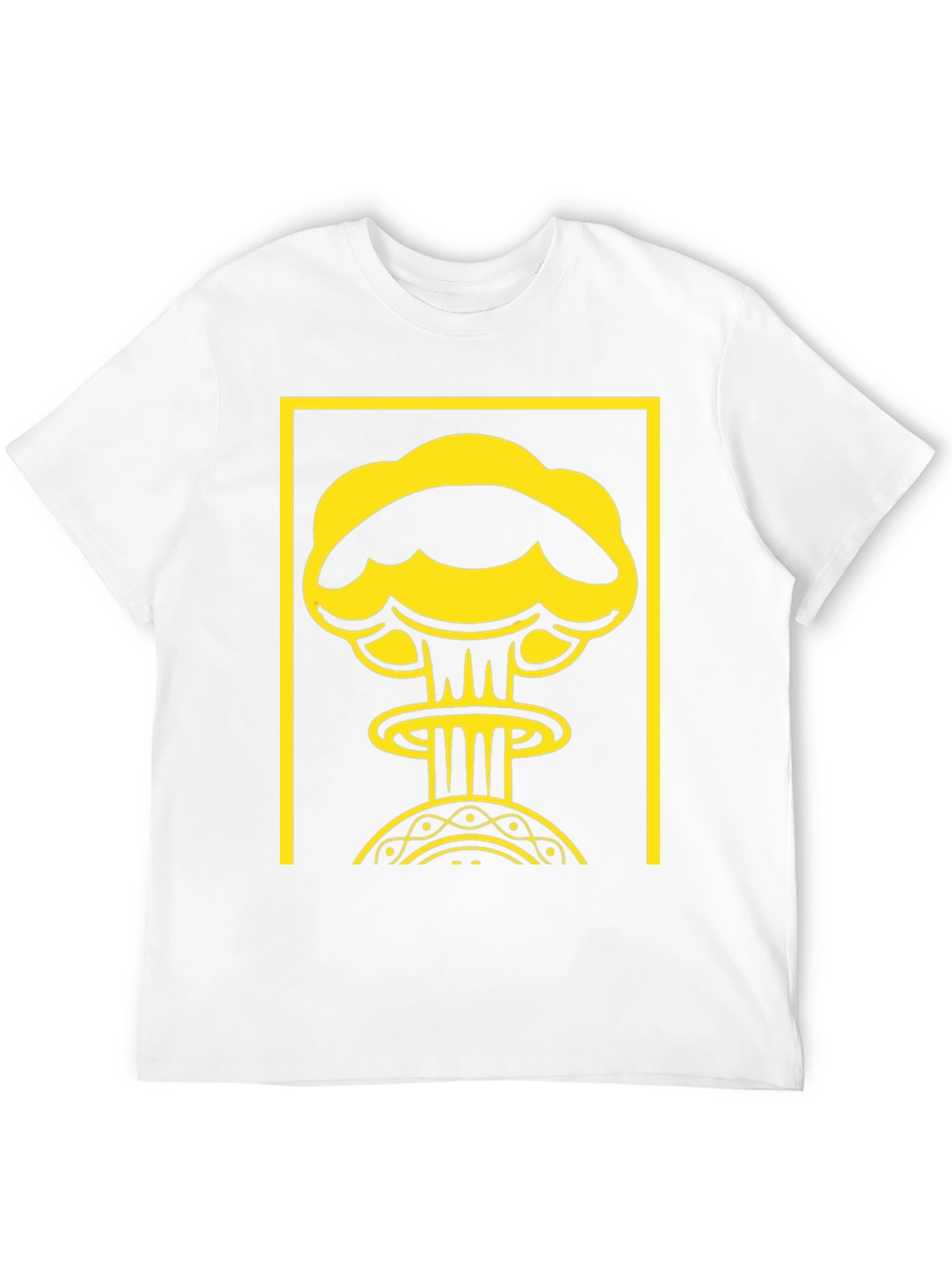 Black Atomic Graphic Tee - Black Cotton T-Shirt view 12