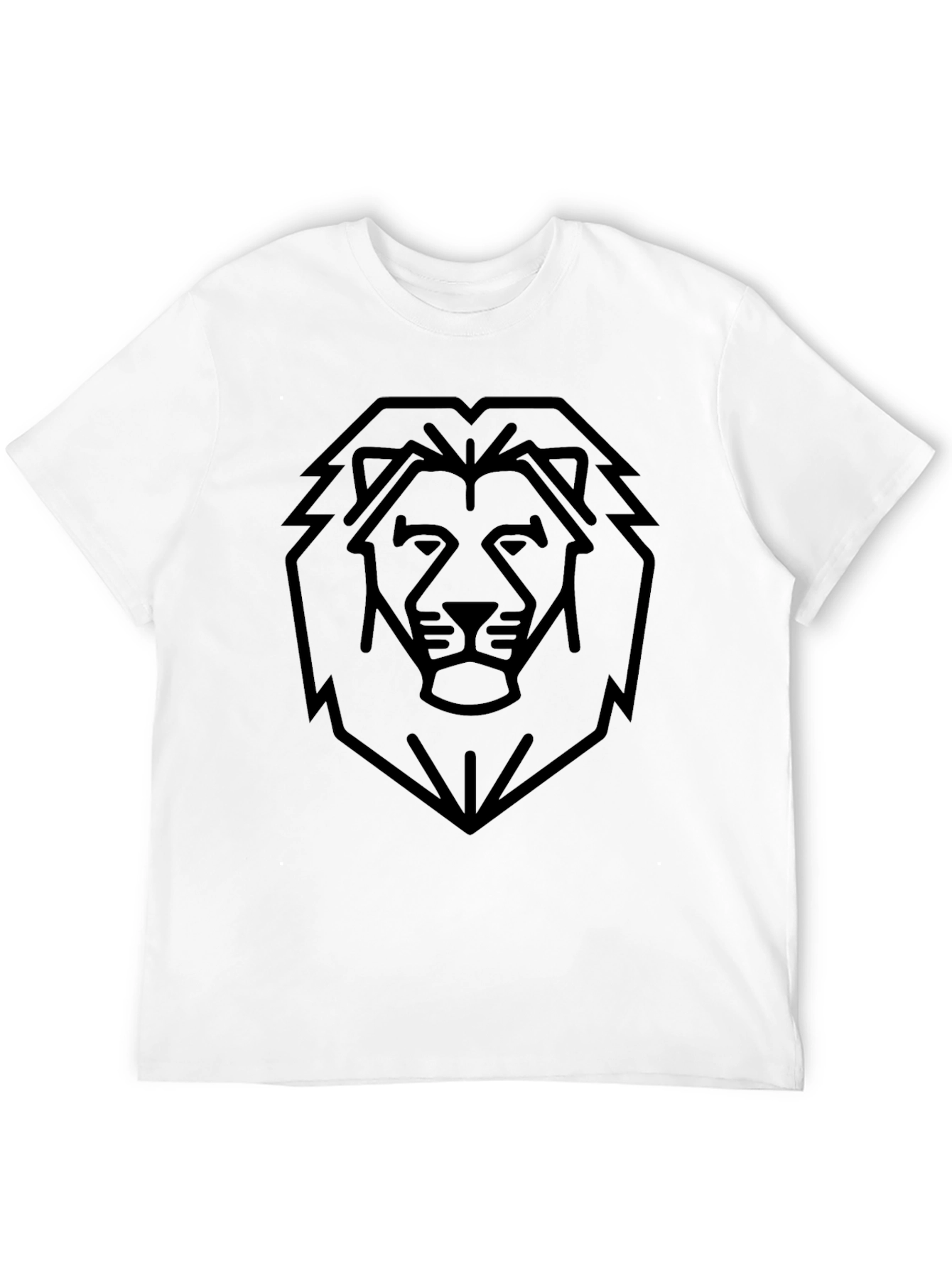 Black Lion Graphic Black T-Shirt view 12