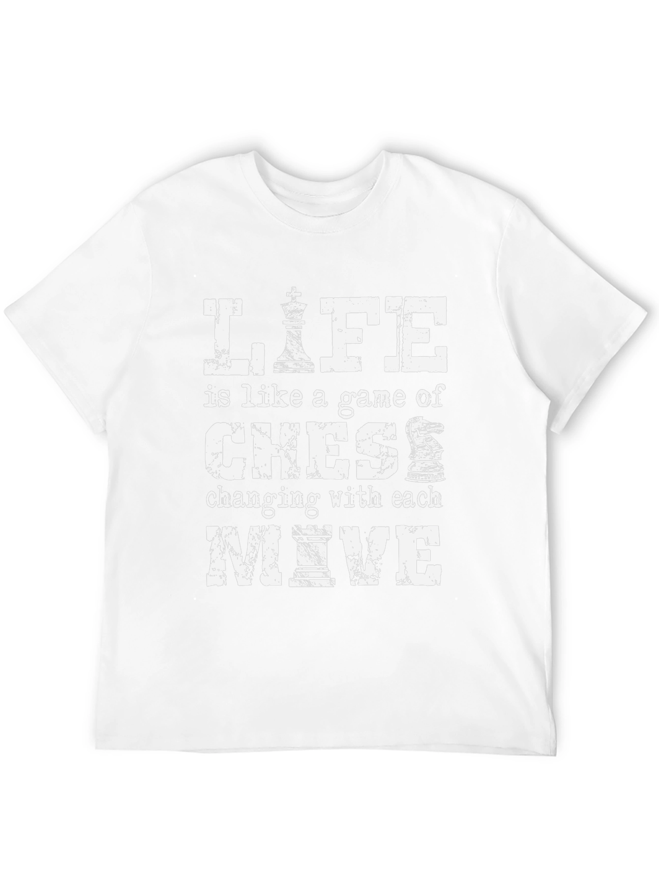 Life is Like Chess Graphic T-Shirt - 12