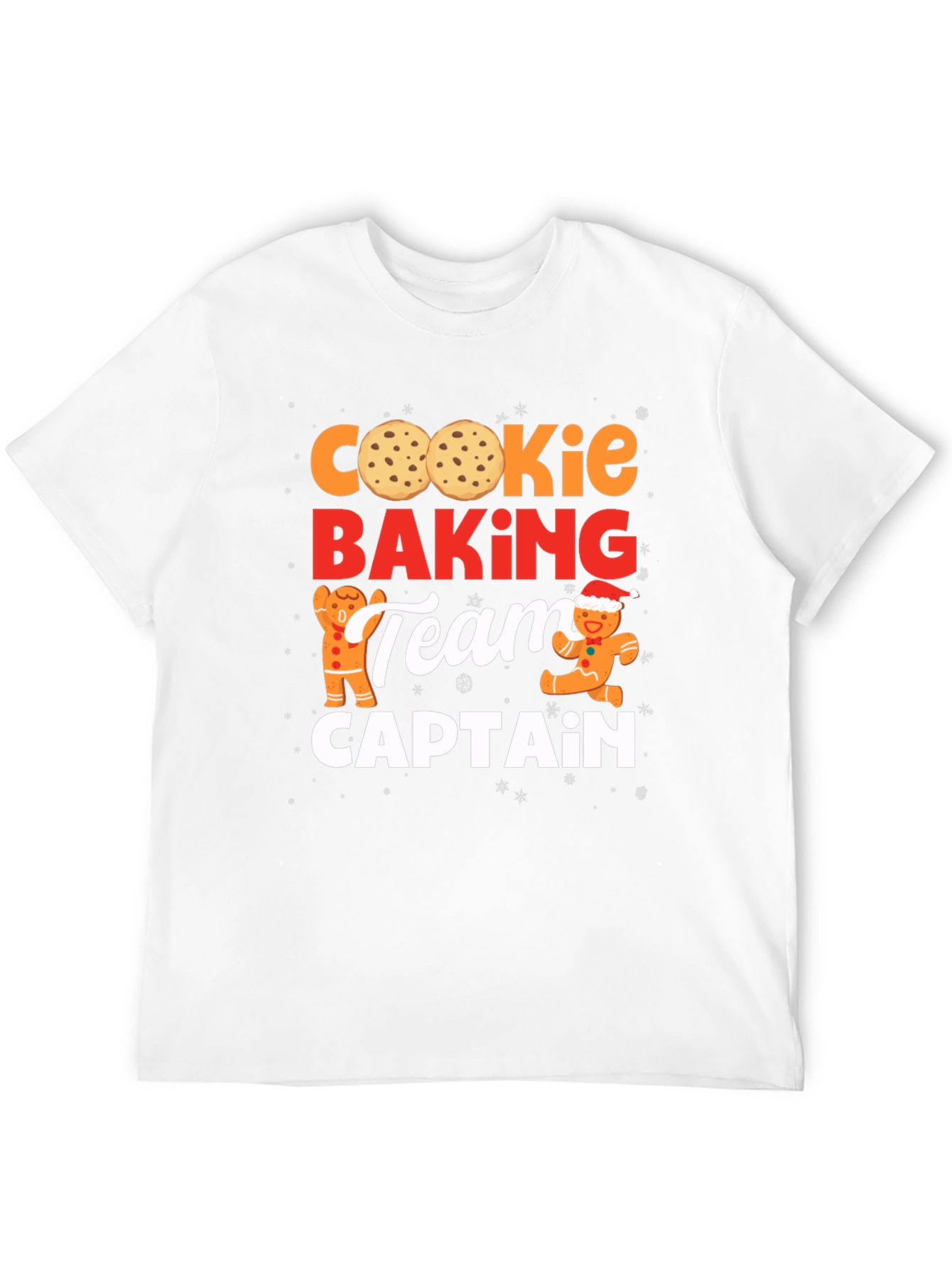 Black Cookie Baking Team Captain T-Shirt view 12