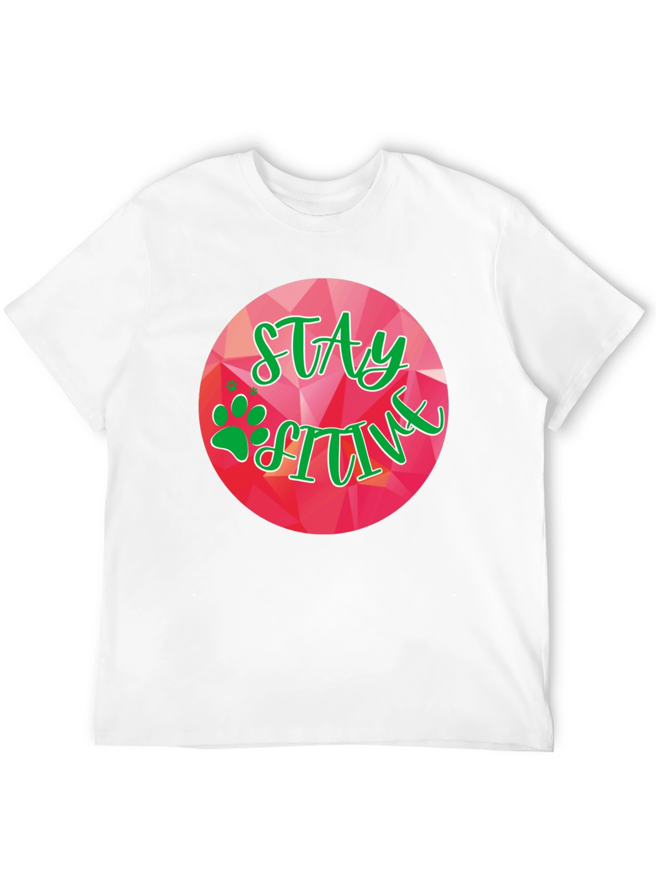 Black Stay Positive Graphic Tee view 12
