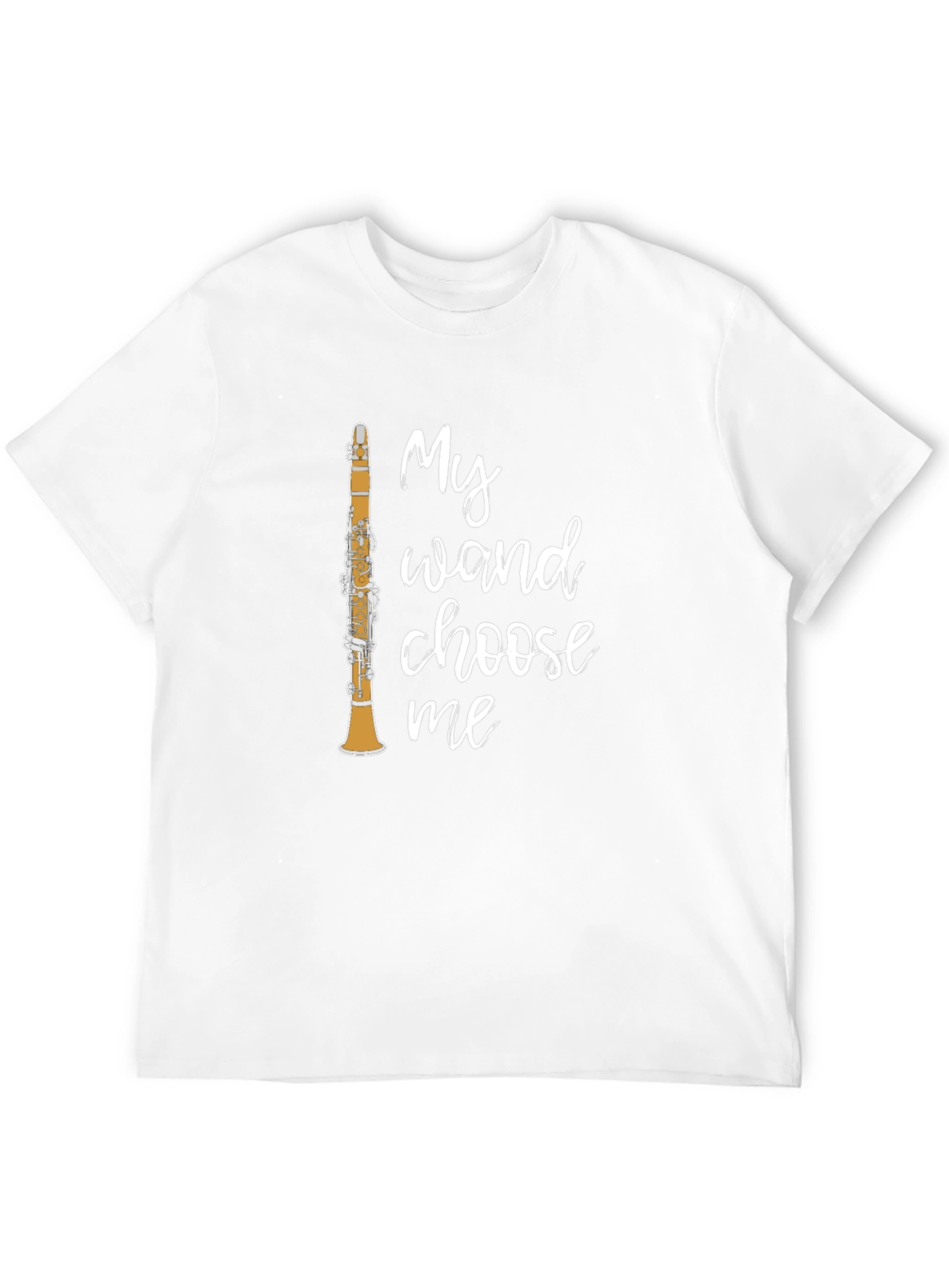 Black My Wand Choose Me Clarinet Player T-Shirt view 12