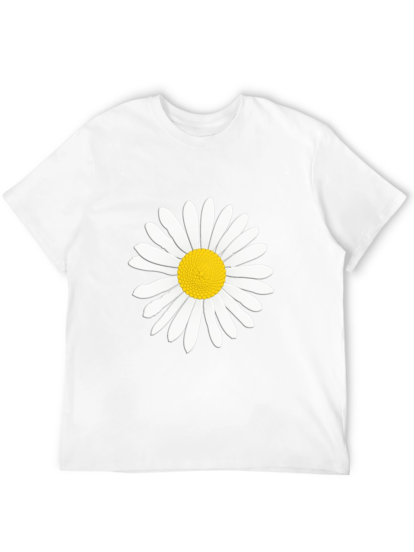 Black Black Daisy T-Shirt - Casual Men's Tee view 12