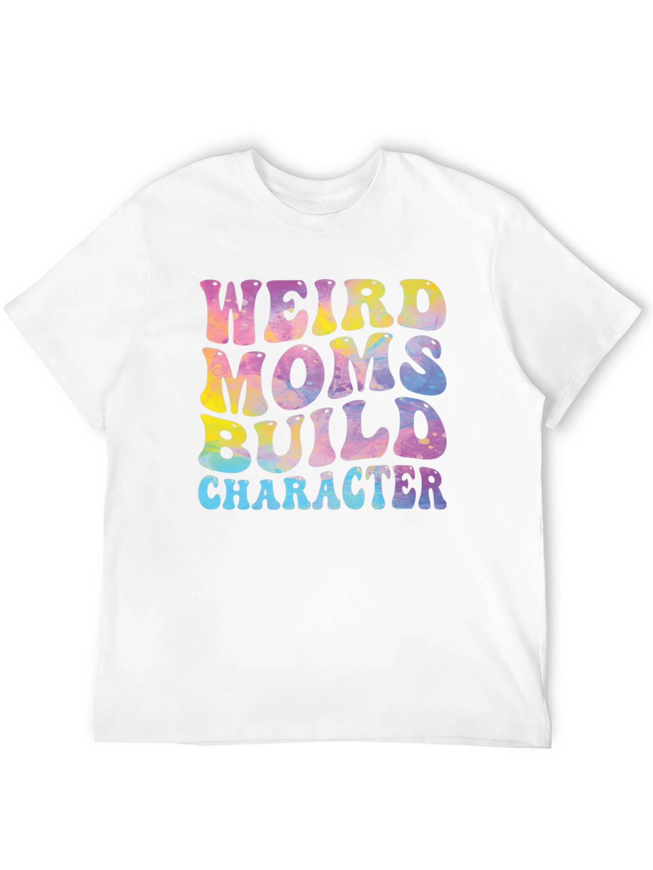 Black Weird Moms Build Character Graphic Tee view 12