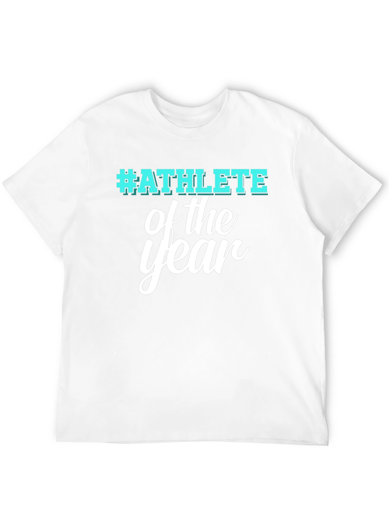 Black Athlete of the Year Black Graphic T-Shirt view 12