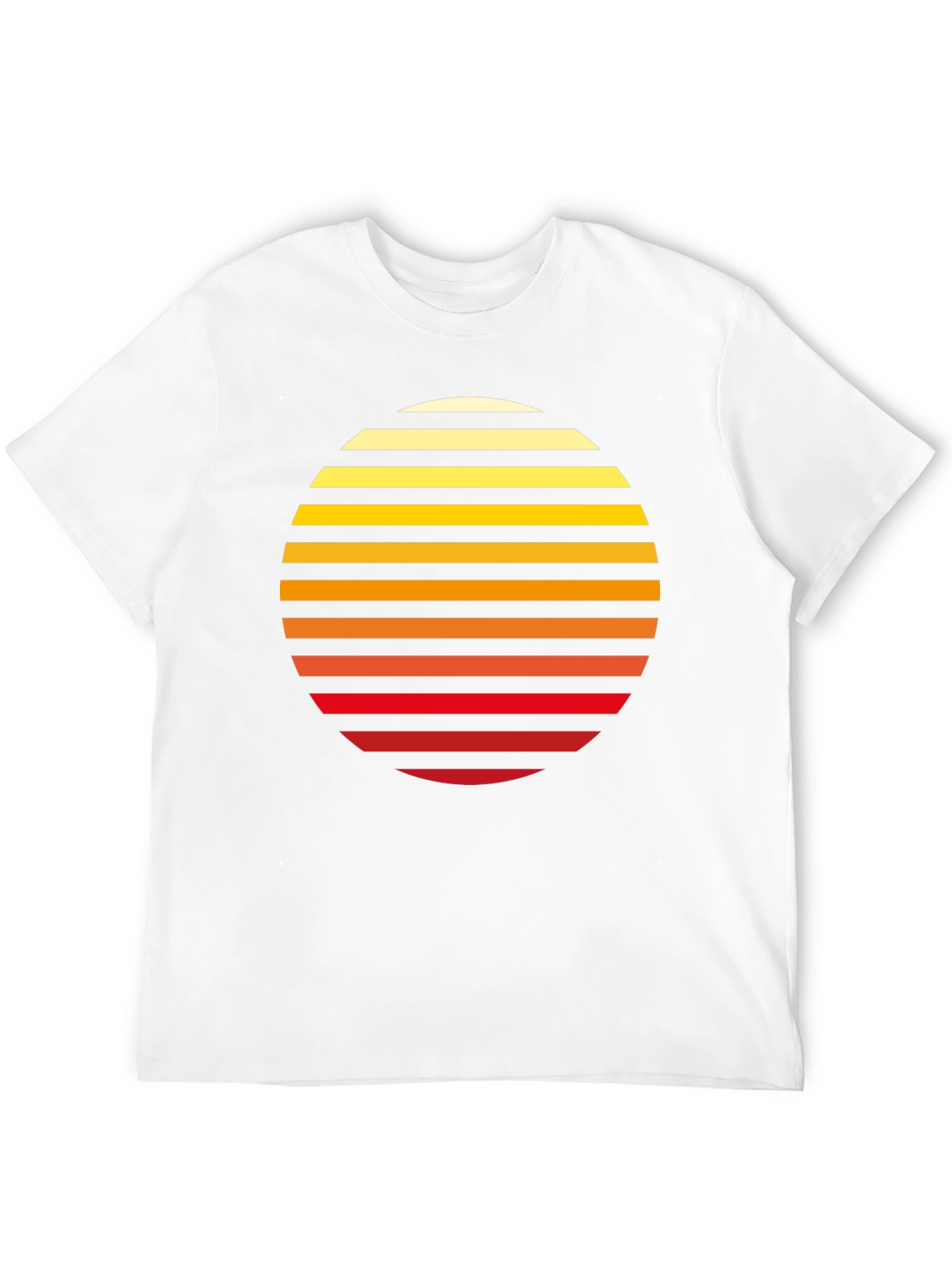 Black Retro Sunset Graphic Tee - Black Cotton Blend view 12