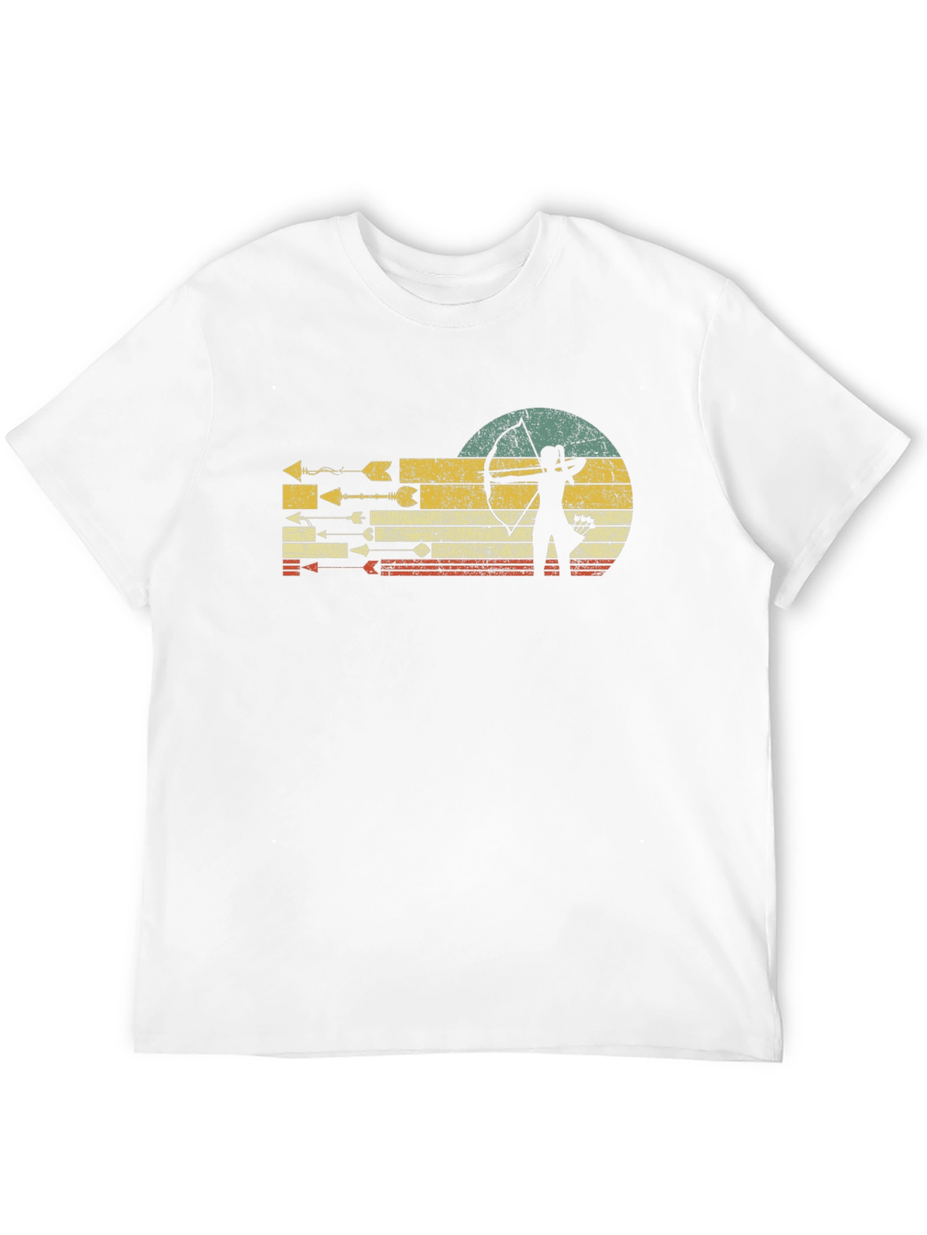 Black Vintage Archer T-Shirt - Retro Archery Design view 12