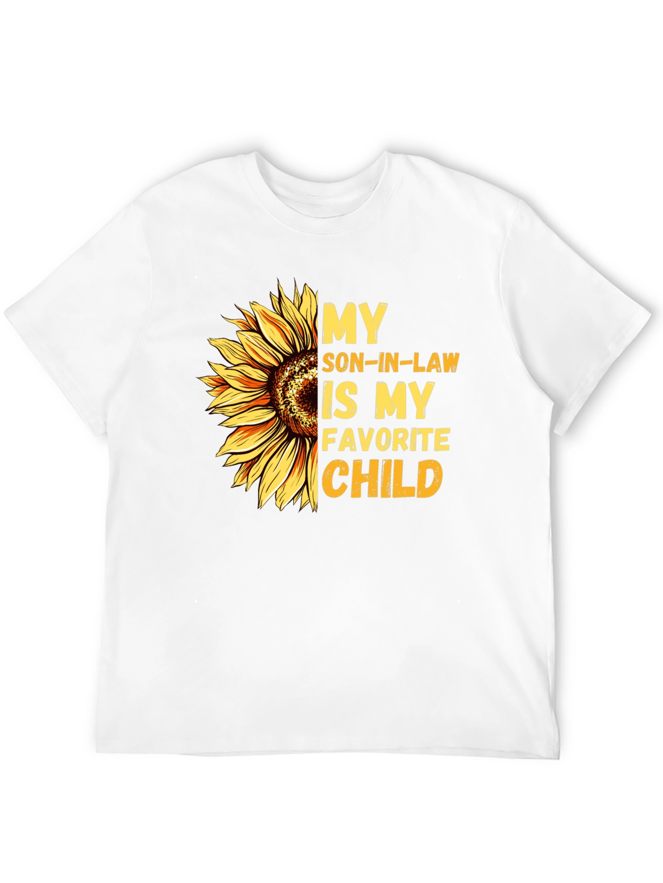 Black My Son-In-Law is My Favorite Child Sunflower Graphic Tee view 12