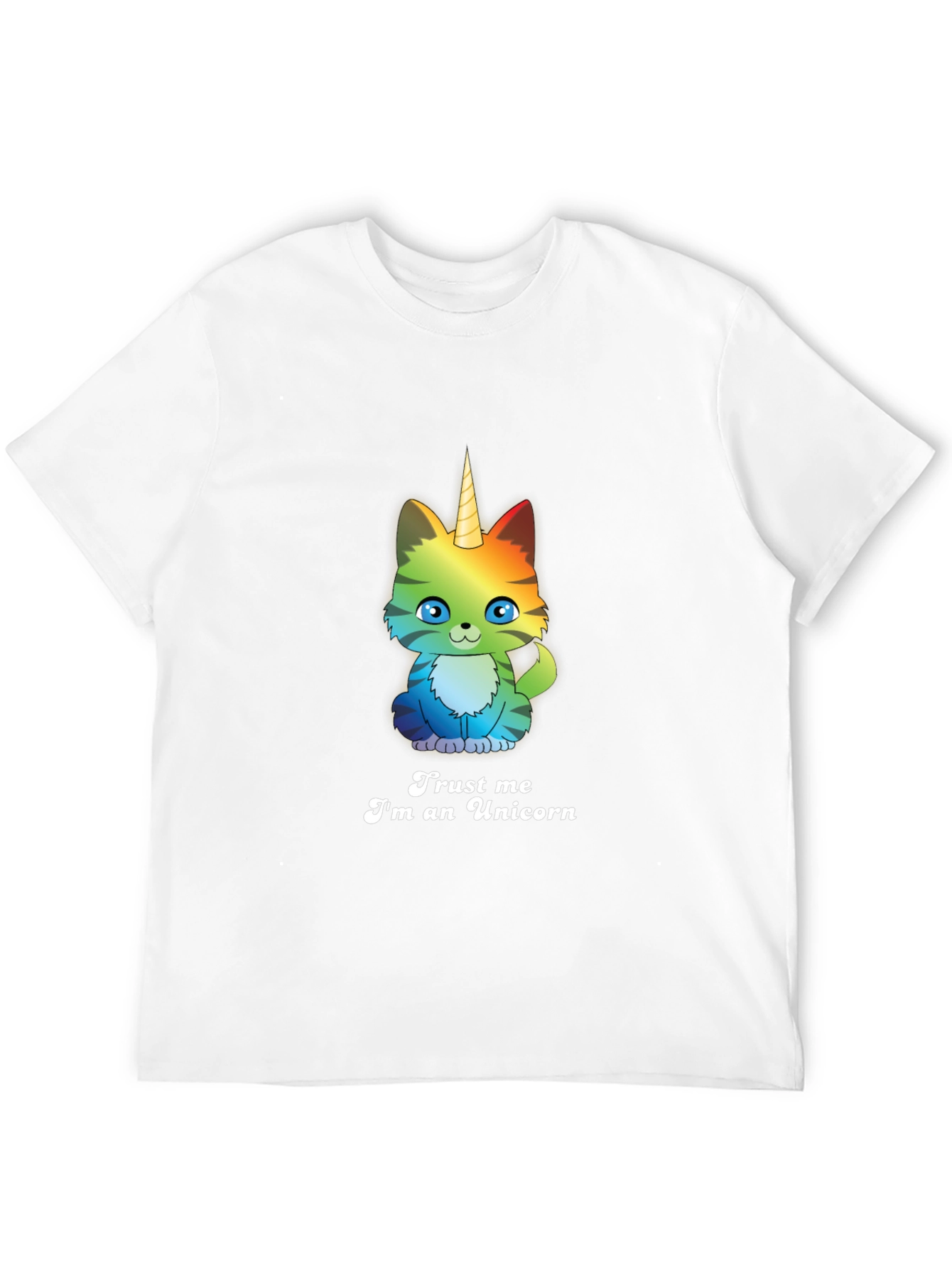 Black Trust Me I'm An Unicorn T-Shirt view 12