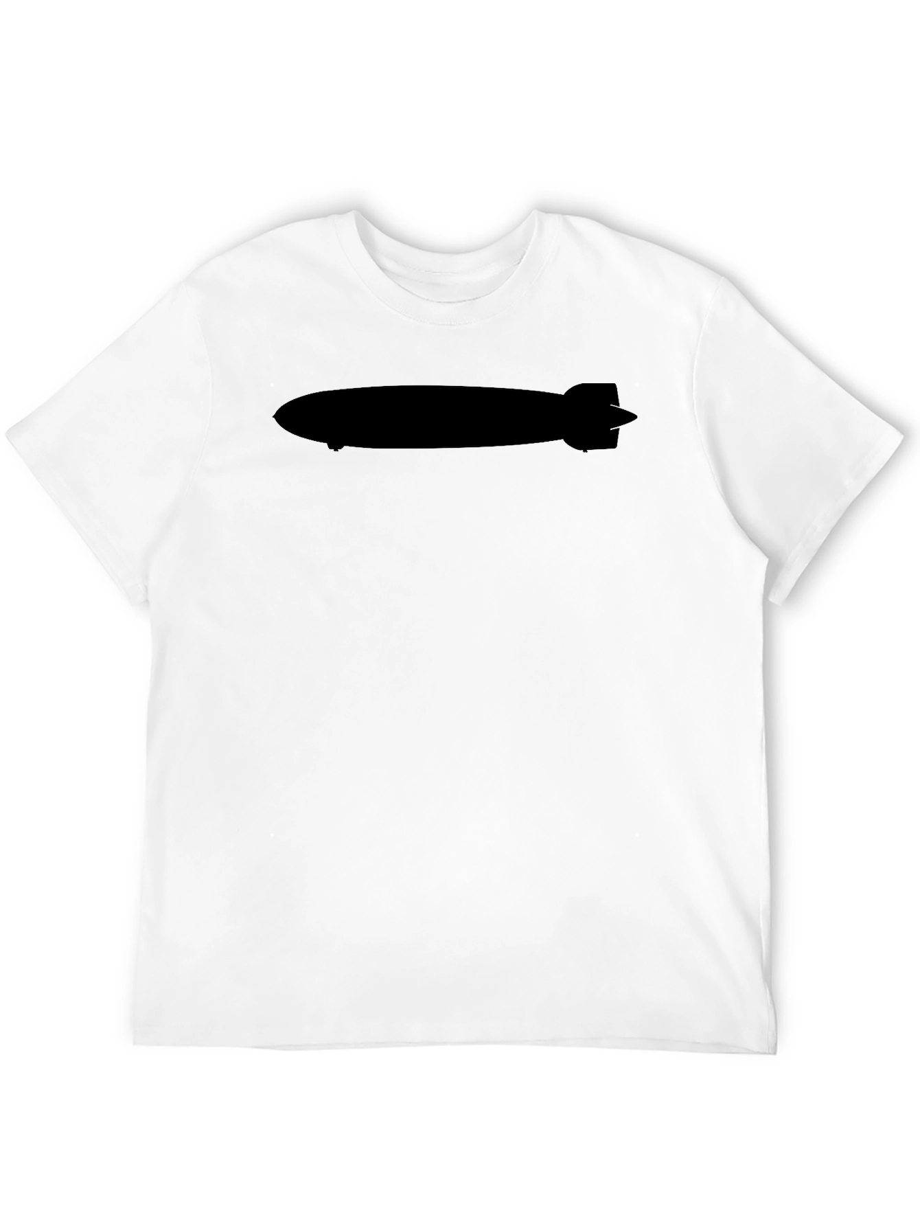 Black Black Zeppelin Silhouette T-Shirt view 12