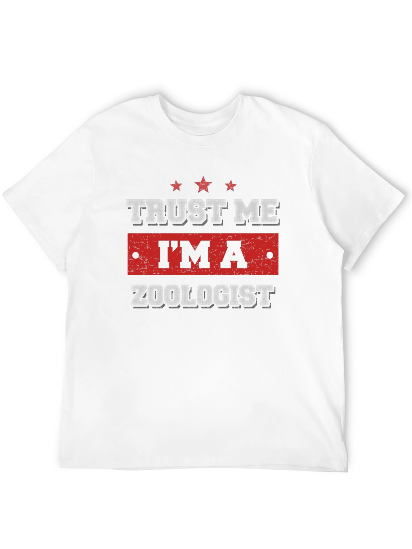 Black Trust Me I'm A Zoologist T-Shirt view 12