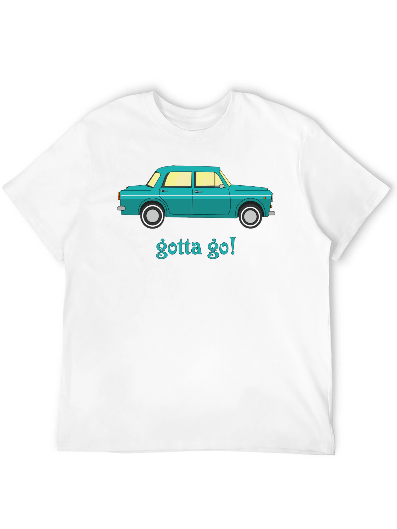 Black Gotta Go Retro Car T-Shirt view 12
