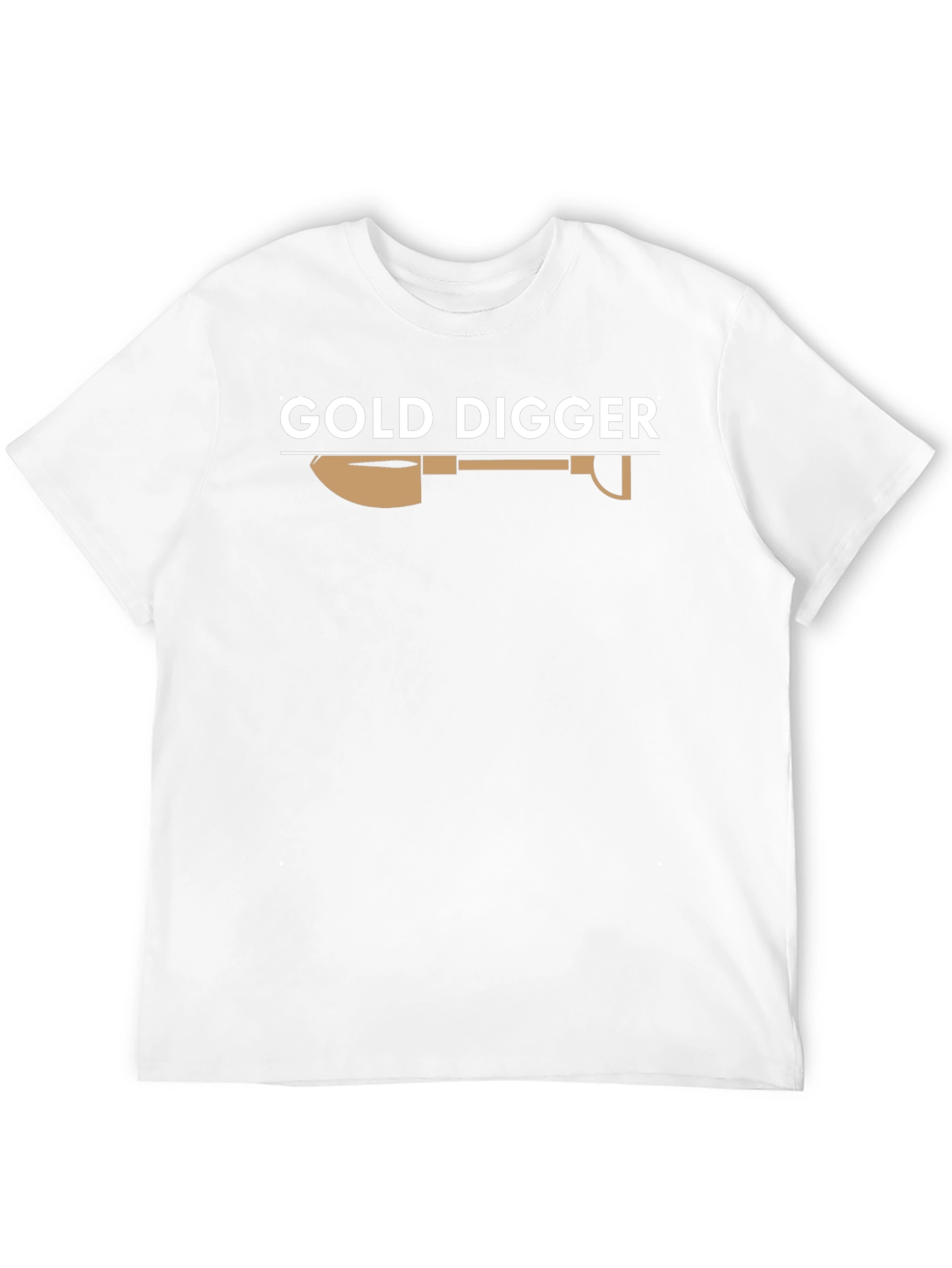 Black Gold Digger Graphic Tee - Novelty Shirt view 12