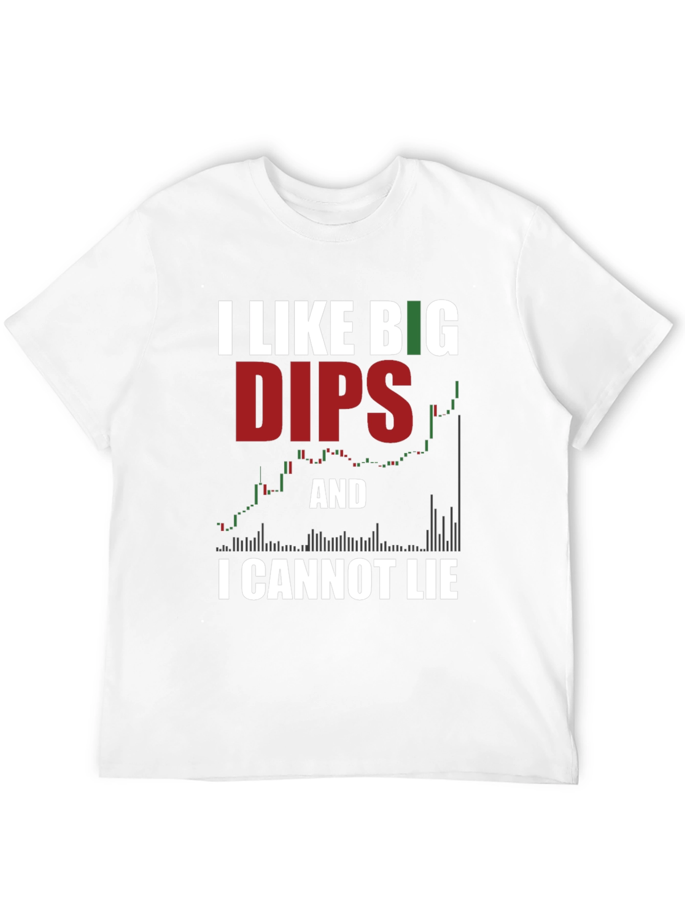 Black I Like Big Dips Funny Stock Market T-Shirt view 12