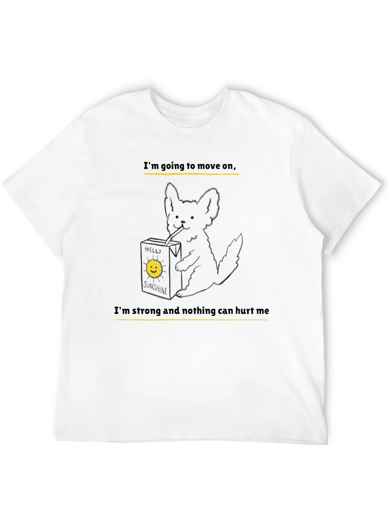 Black Black Graphic Tee:  I'm Going to Move On view 12