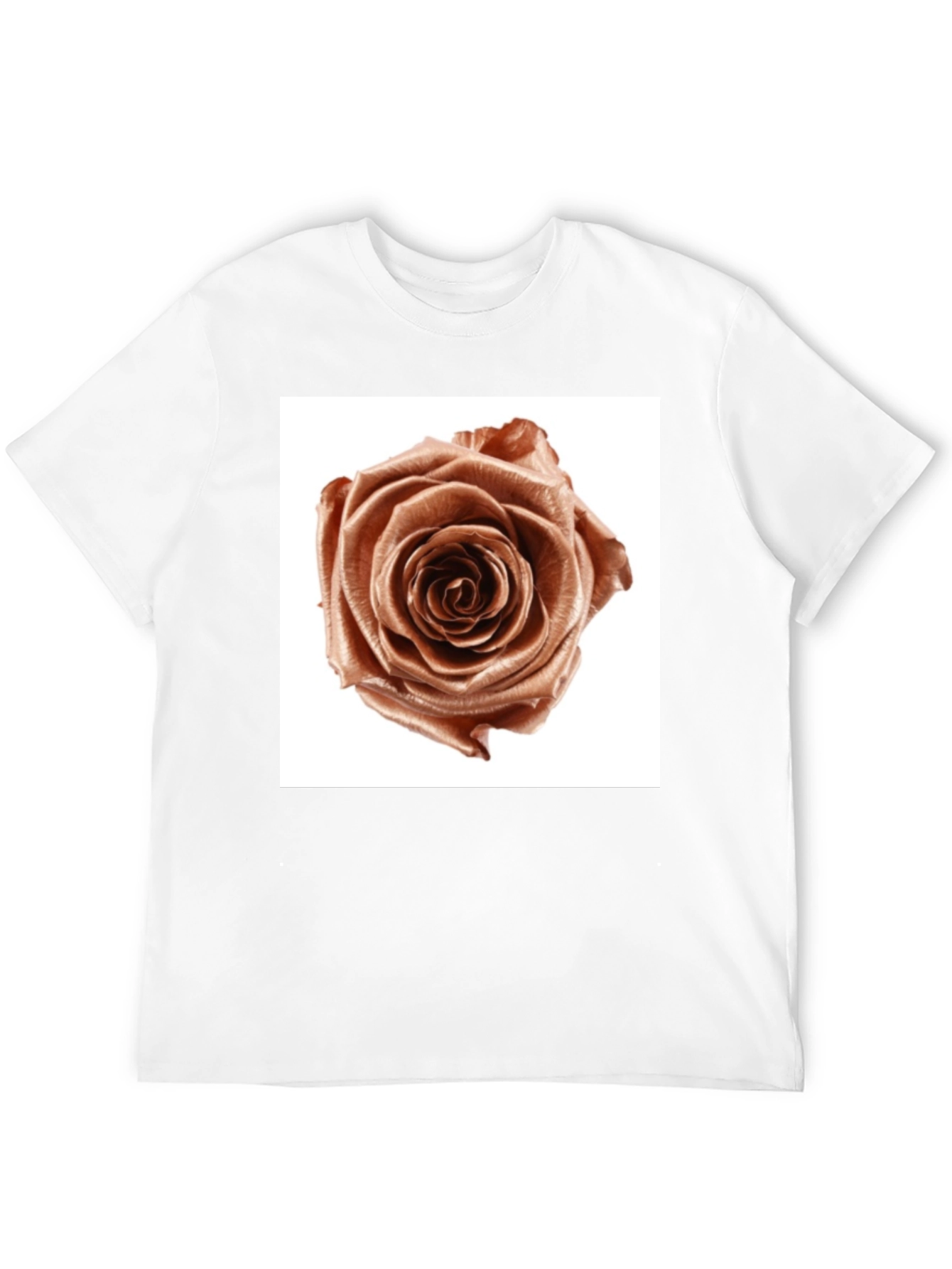 Black Rose Graphic Tee - Modern Floral Design view 12