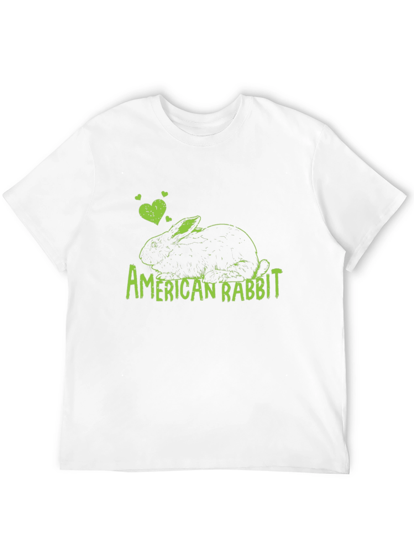 Black American Rabbit Graphic T-Shirt view 12