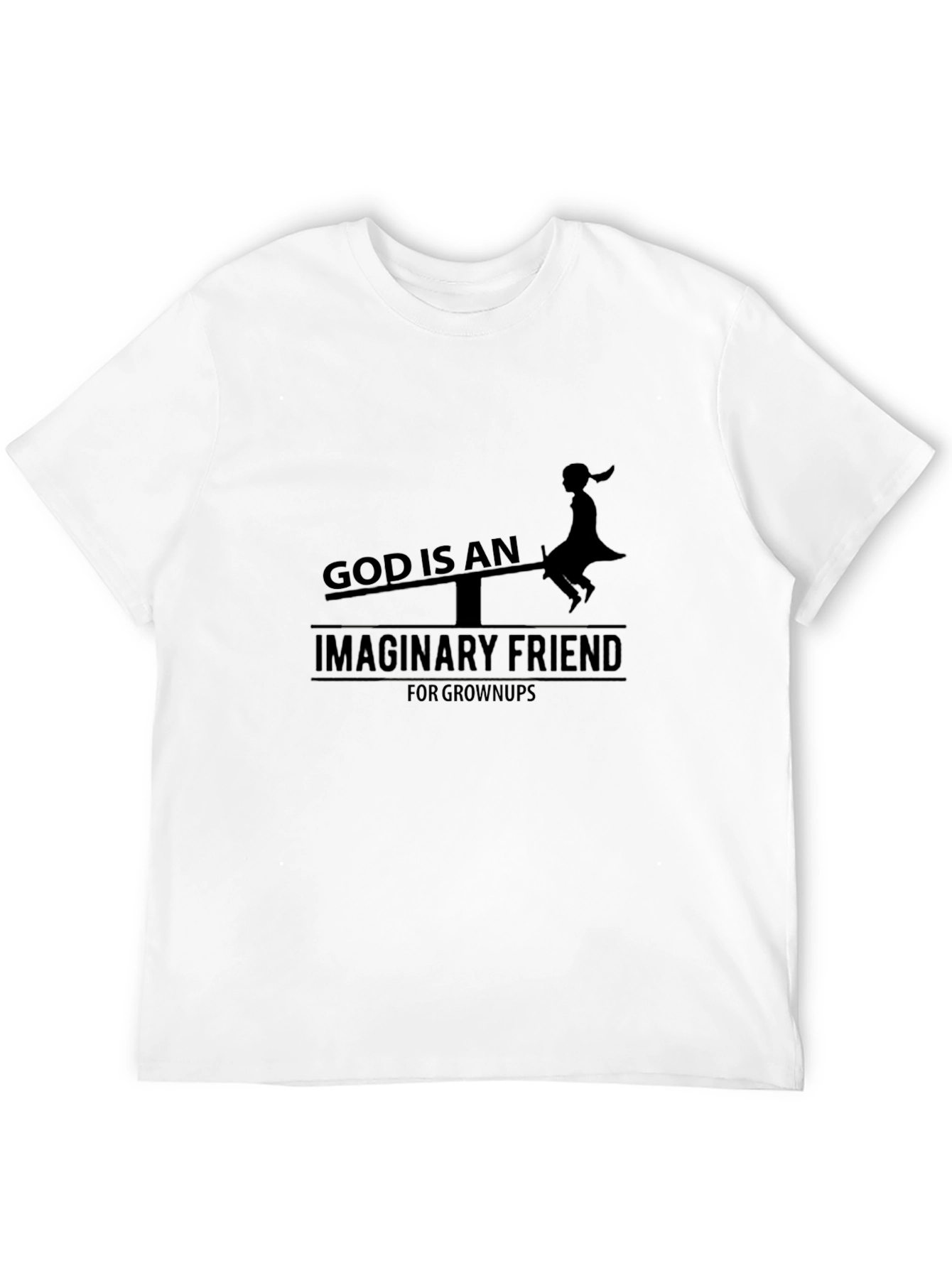 Black God Is An Imaginary Friend - Graphic Tee view 12