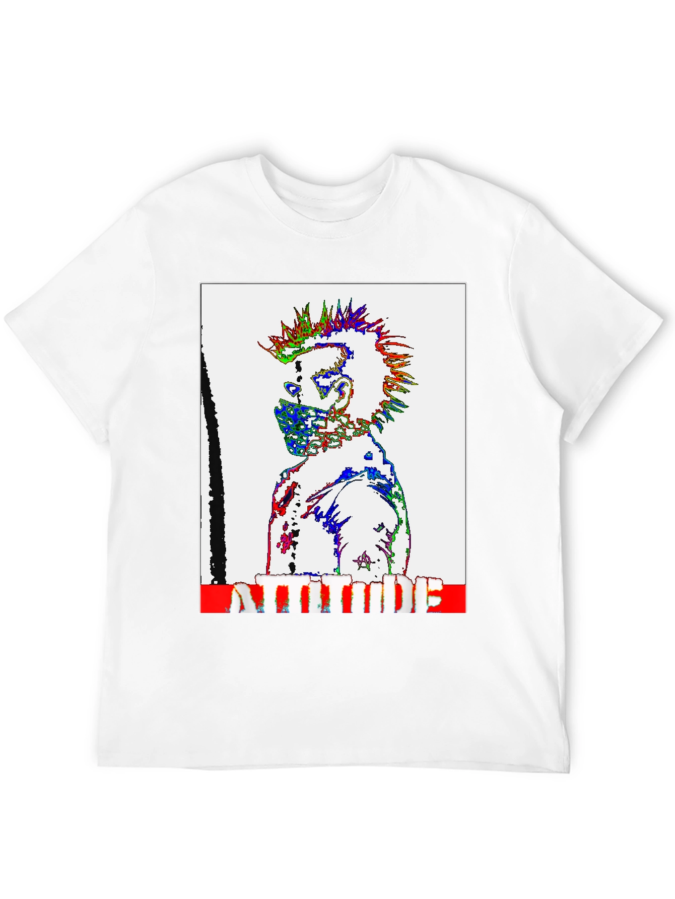 Attitude Punk Graphic T-Shirt - Bold Style - 12