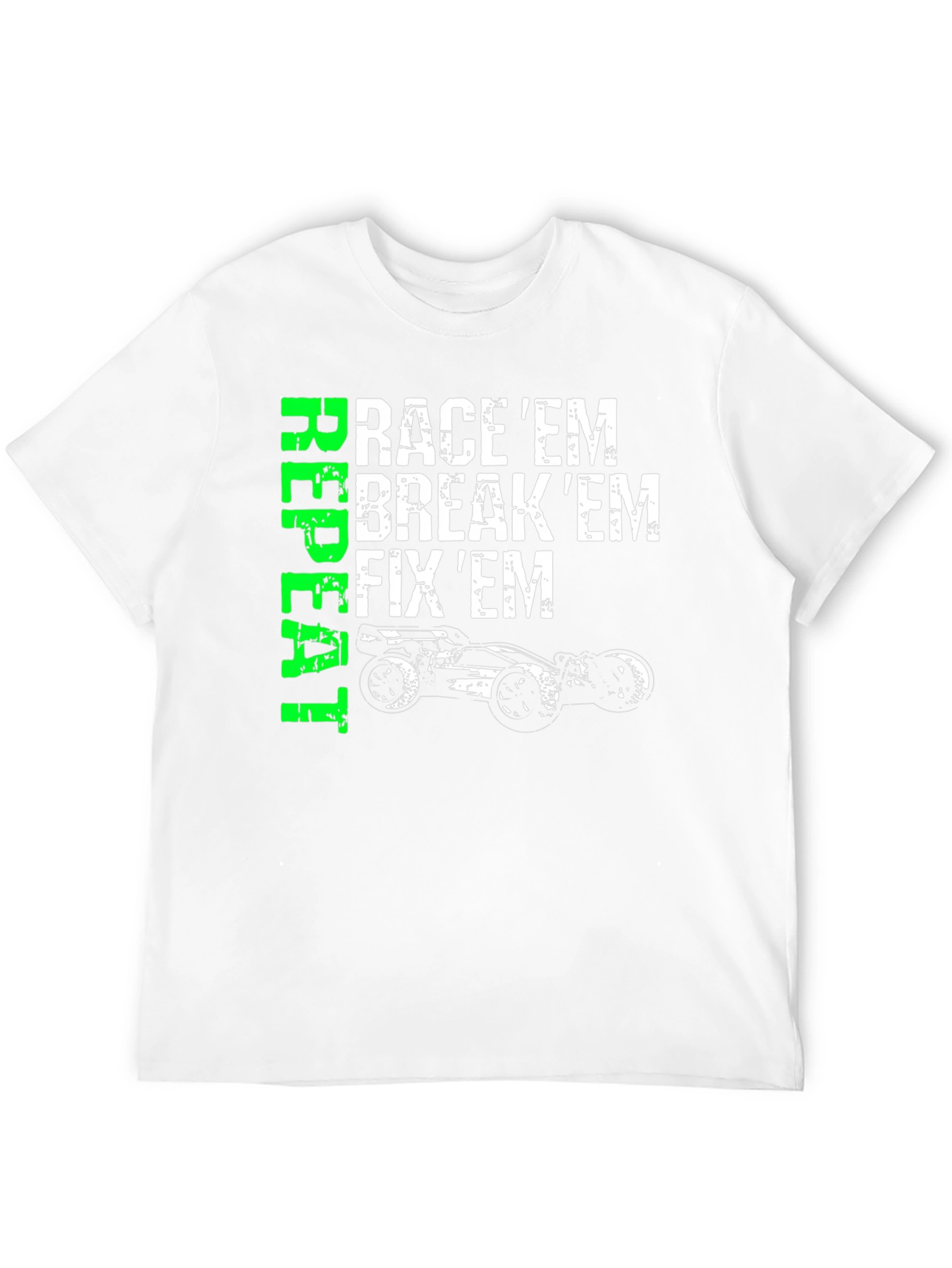 Black Race 'Em, Break 'Em, Fix 'Em T-Shirt view 12