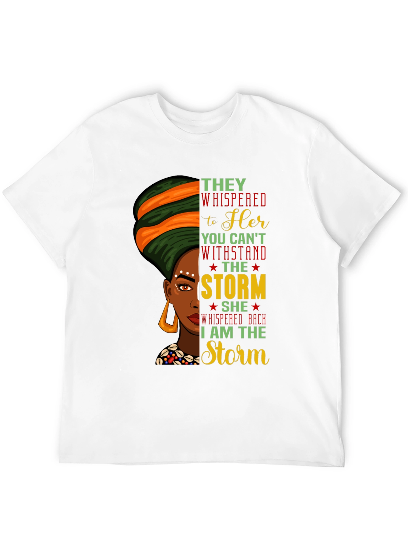 Black Empowered Black Woman T-Shirt - I Am The Storm Graphic Tee view 12