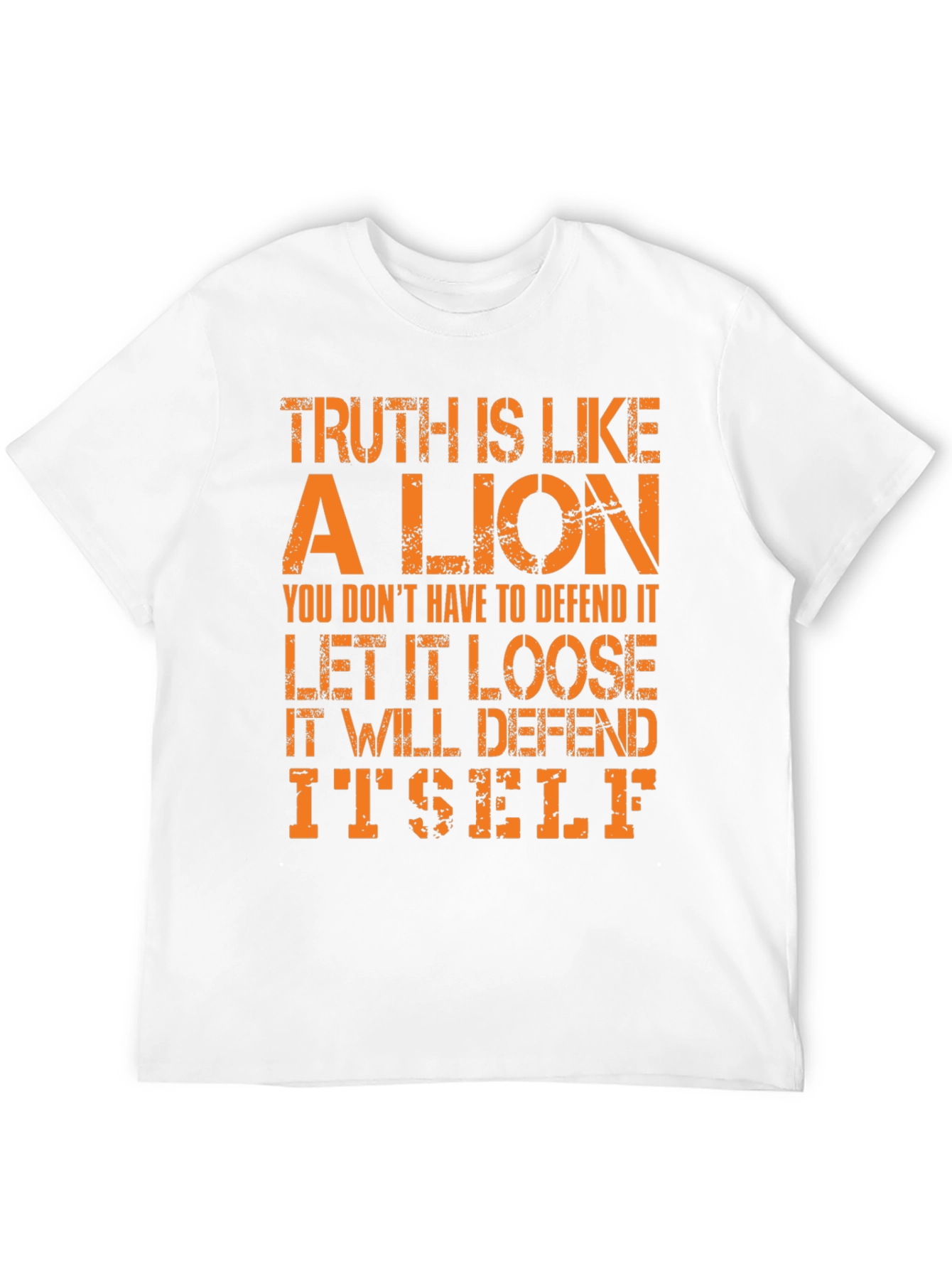 Black Truth Lion Graphic Tee - Bold Statement T-Shirt view 12