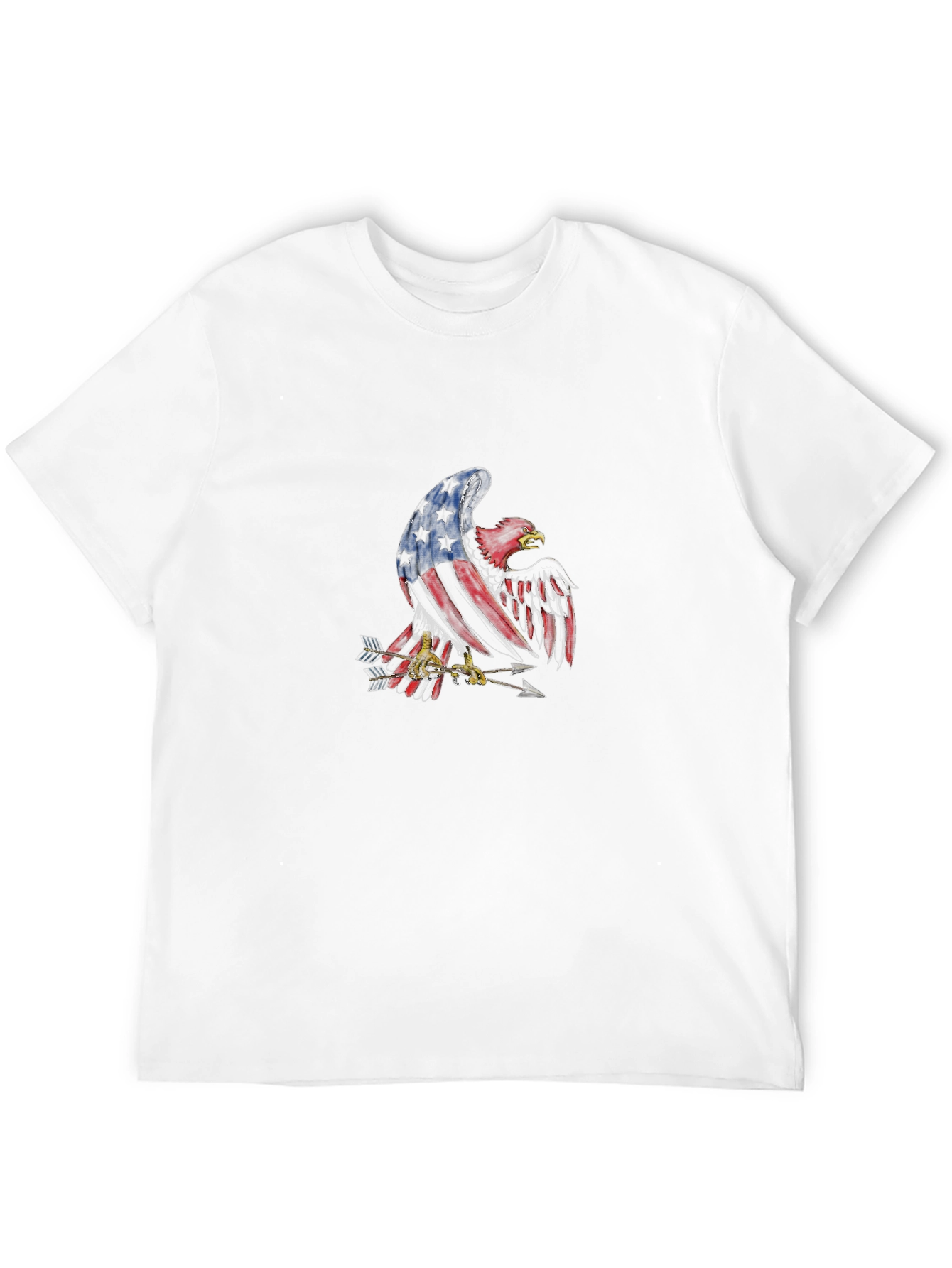 Black American Eagle Graphic T-Shirt - Patriotic Style view 12